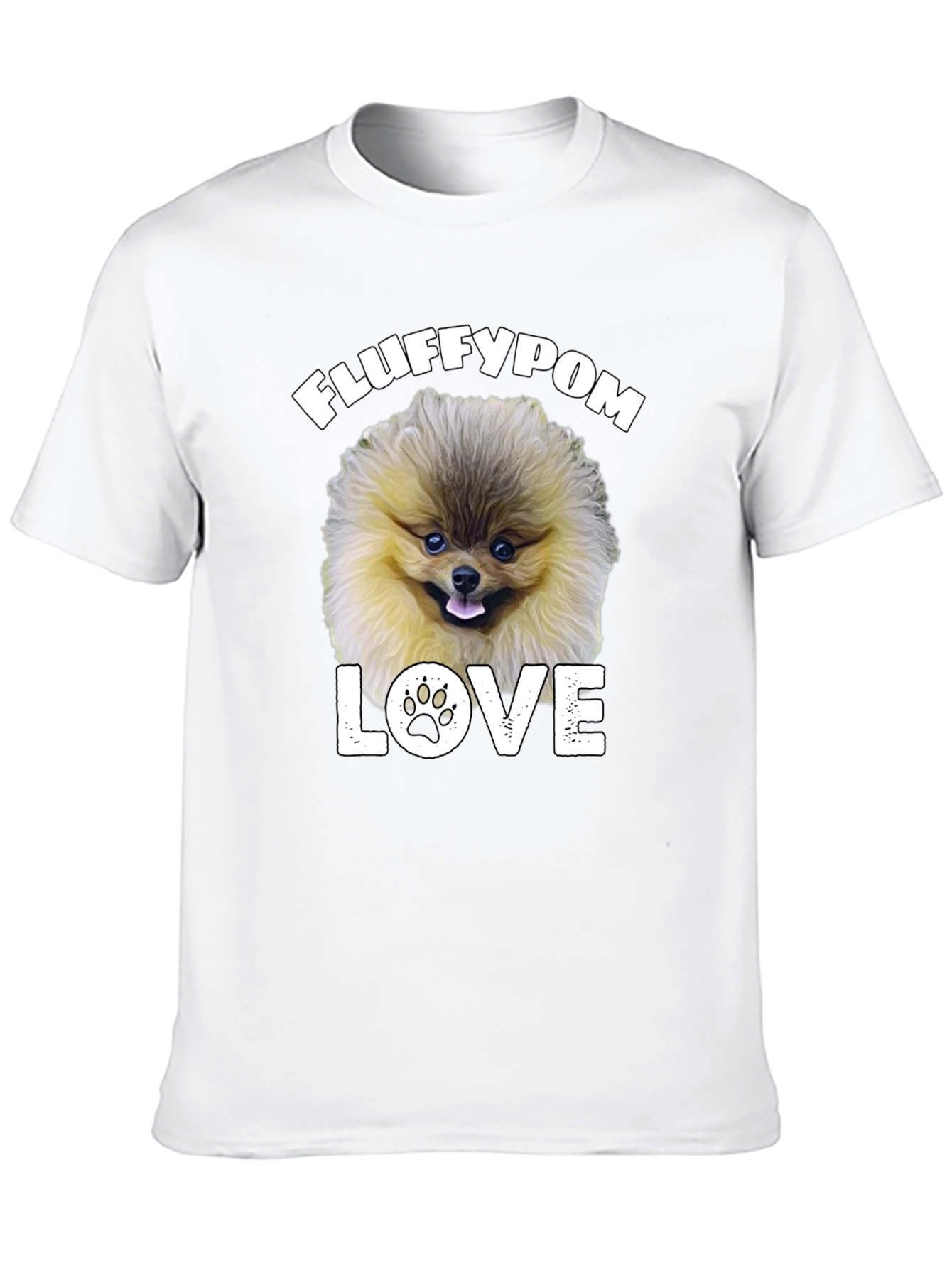 Fluffy Pom Love Graphic Tee - 10
