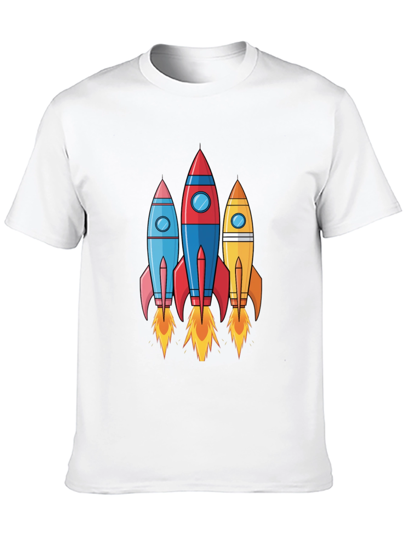 Black Rocket Launch T-Shirt - Space Adventure Design view 10