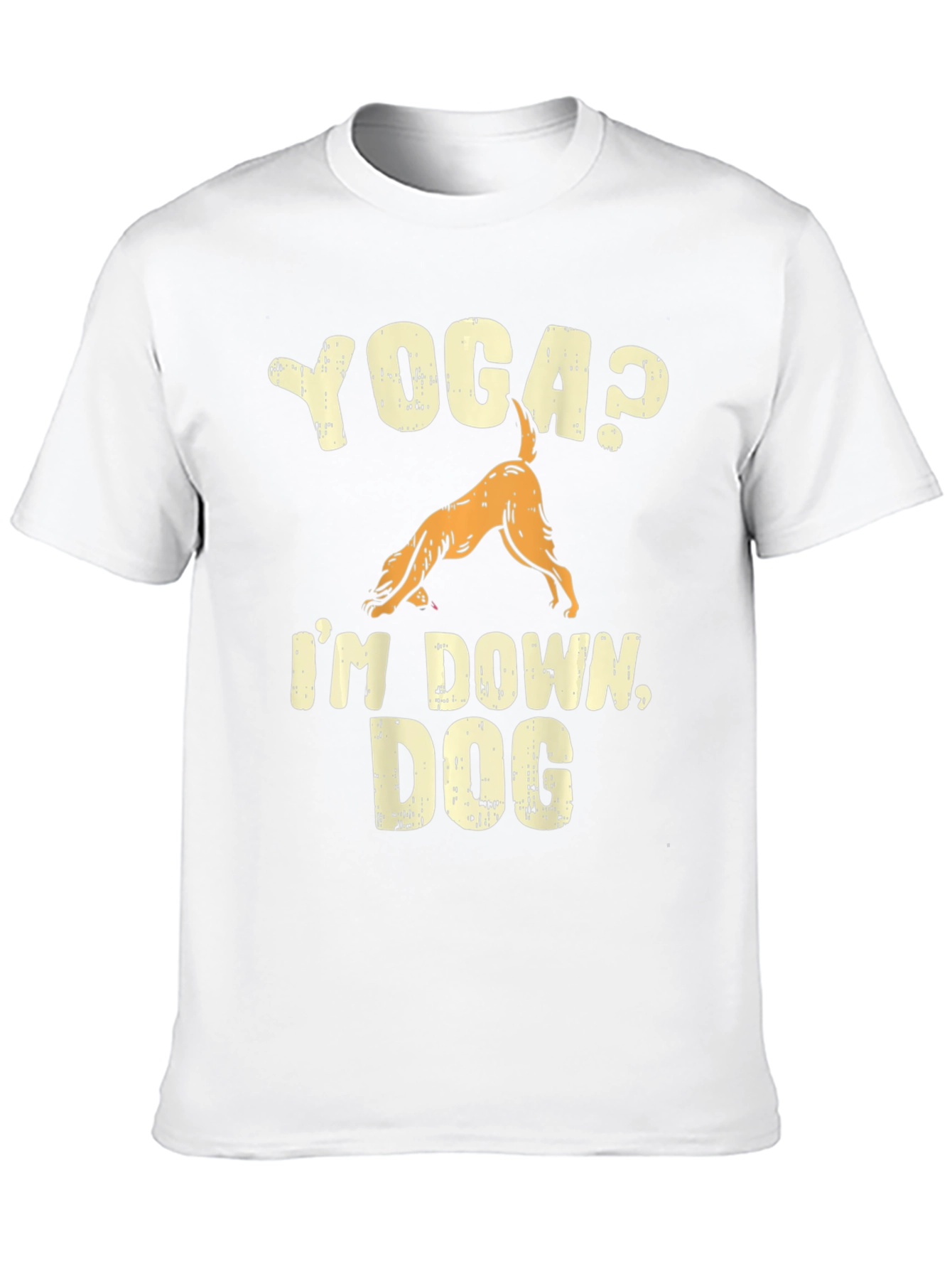 Black Yoga Dog T-Shirt - Downward Dog Pose Funny Tee view 10