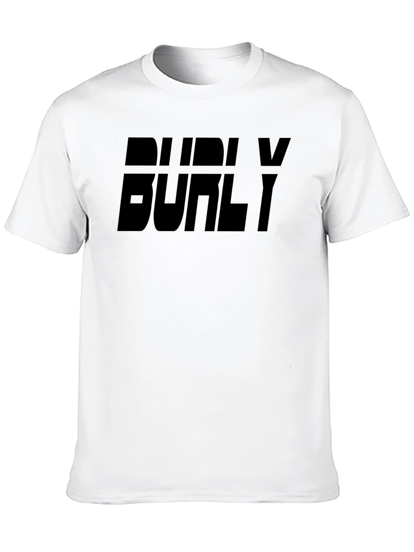 Black Burly Graphic Print Black T-Shirt view 10