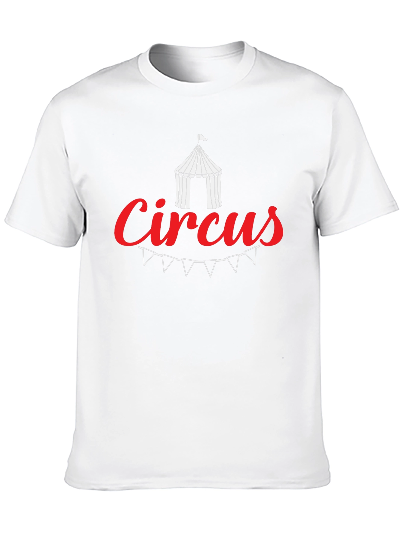 Black Circus Theme Graphic Tee - Soft Cotton Blend view 10