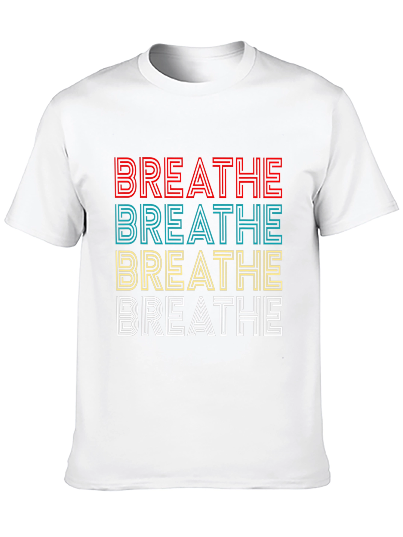 Black Breathe Graphic T-Shirt - Trendy Comfort view 10