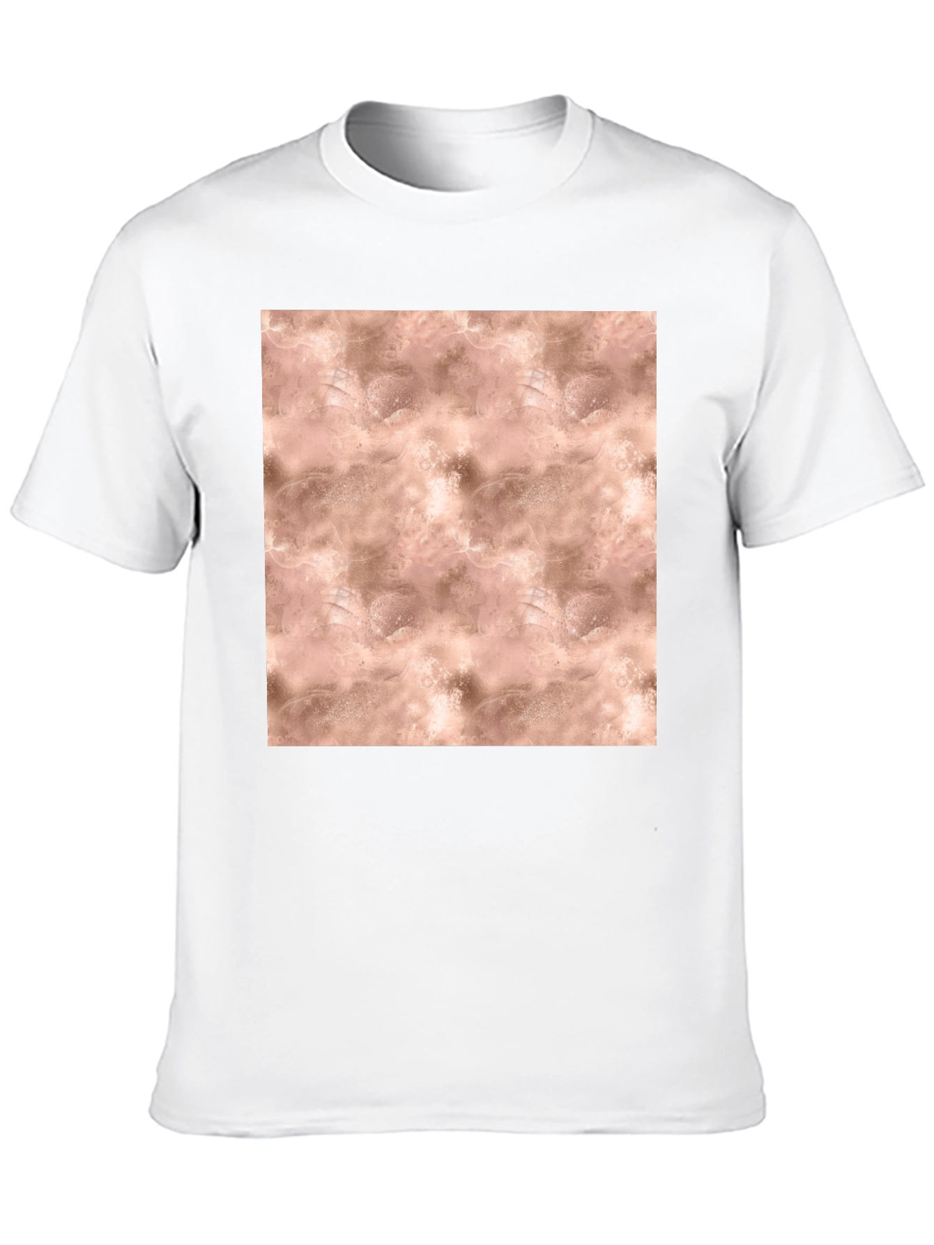 Black Abstract Blush Pattern T-Shirt view 10