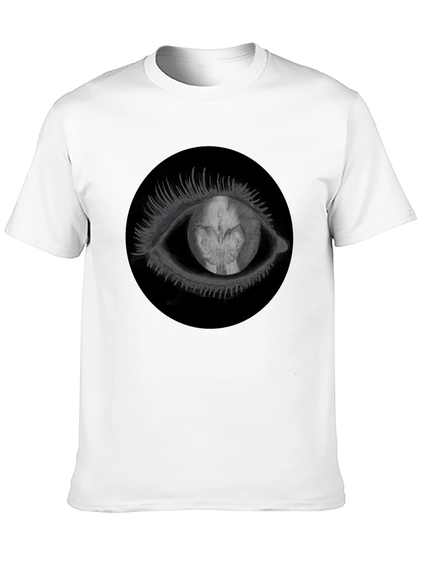 Black Eye See You T-Shirt - Black Graphic Tee view 10