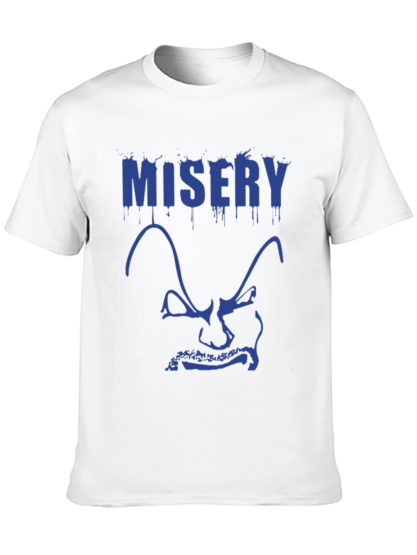 Black Misery Graphic Tee - Men's Short Sleeve Black T-Shirt view 10