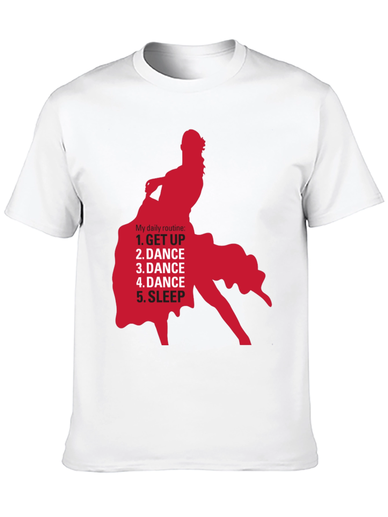 Black Dance Routine T-Shirt - Black Graphic Tee for Dancers view 10