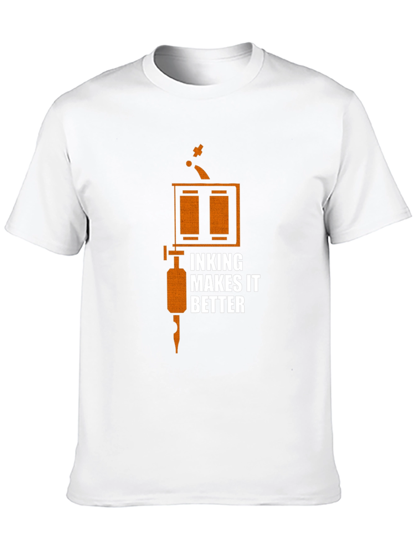 Black Inking Makes It Better Black Graphic Tee view 10