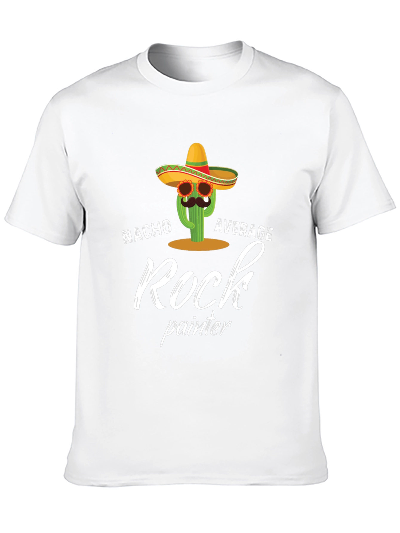 Black Nacho Average Rock Painter T-Shirt view 10