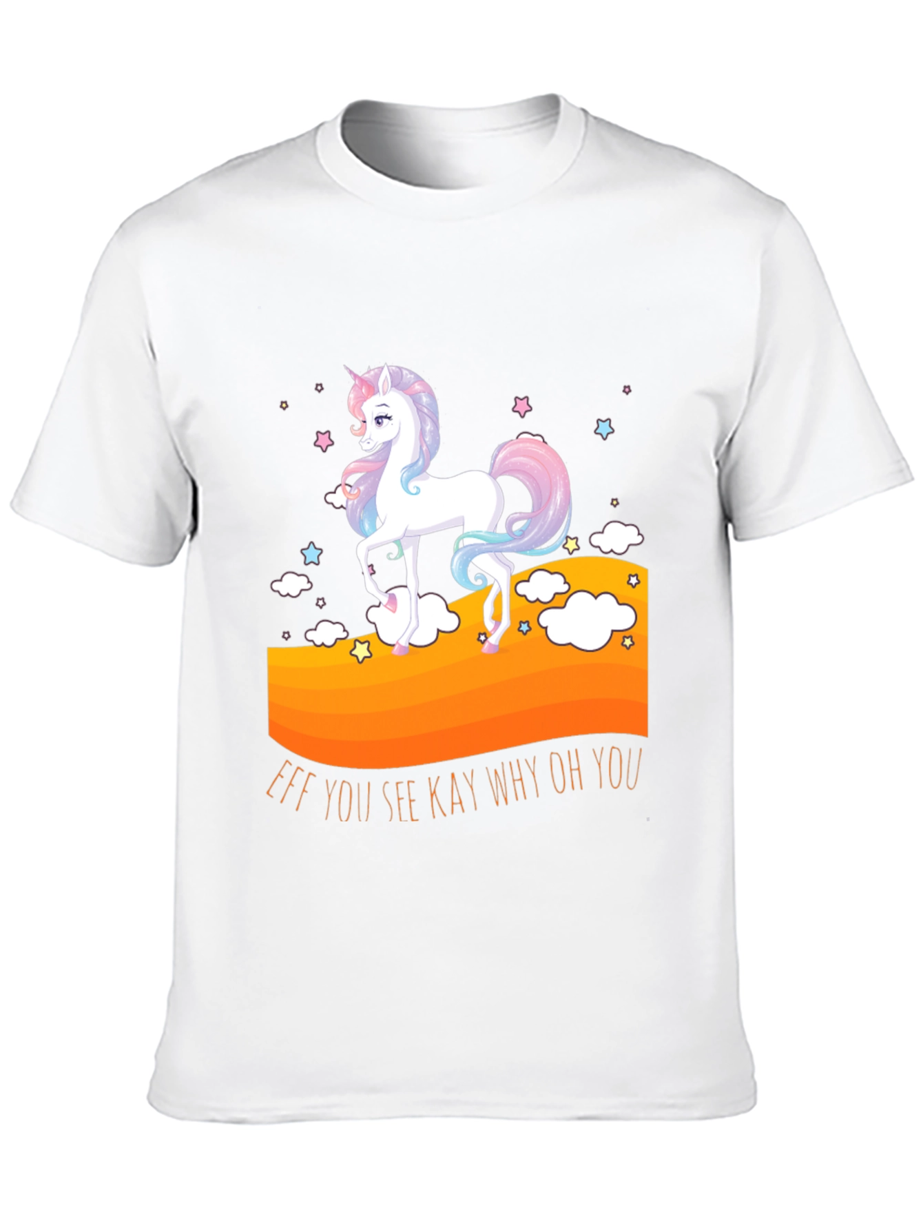 Black Unicorn T-Shirt: "Eff You See Kay Why Oh You" view 10