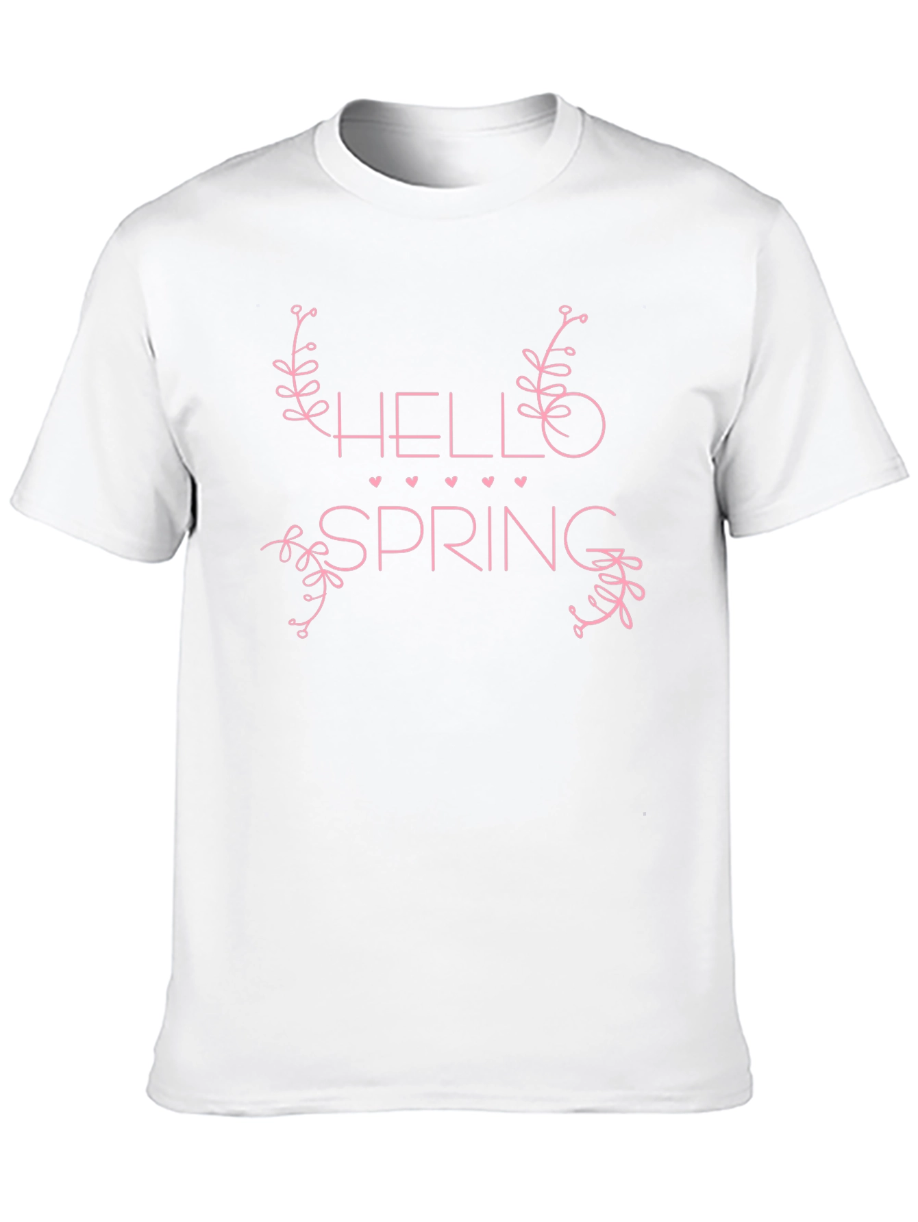 Black Hello Spring Graphic Tee - Black view 10