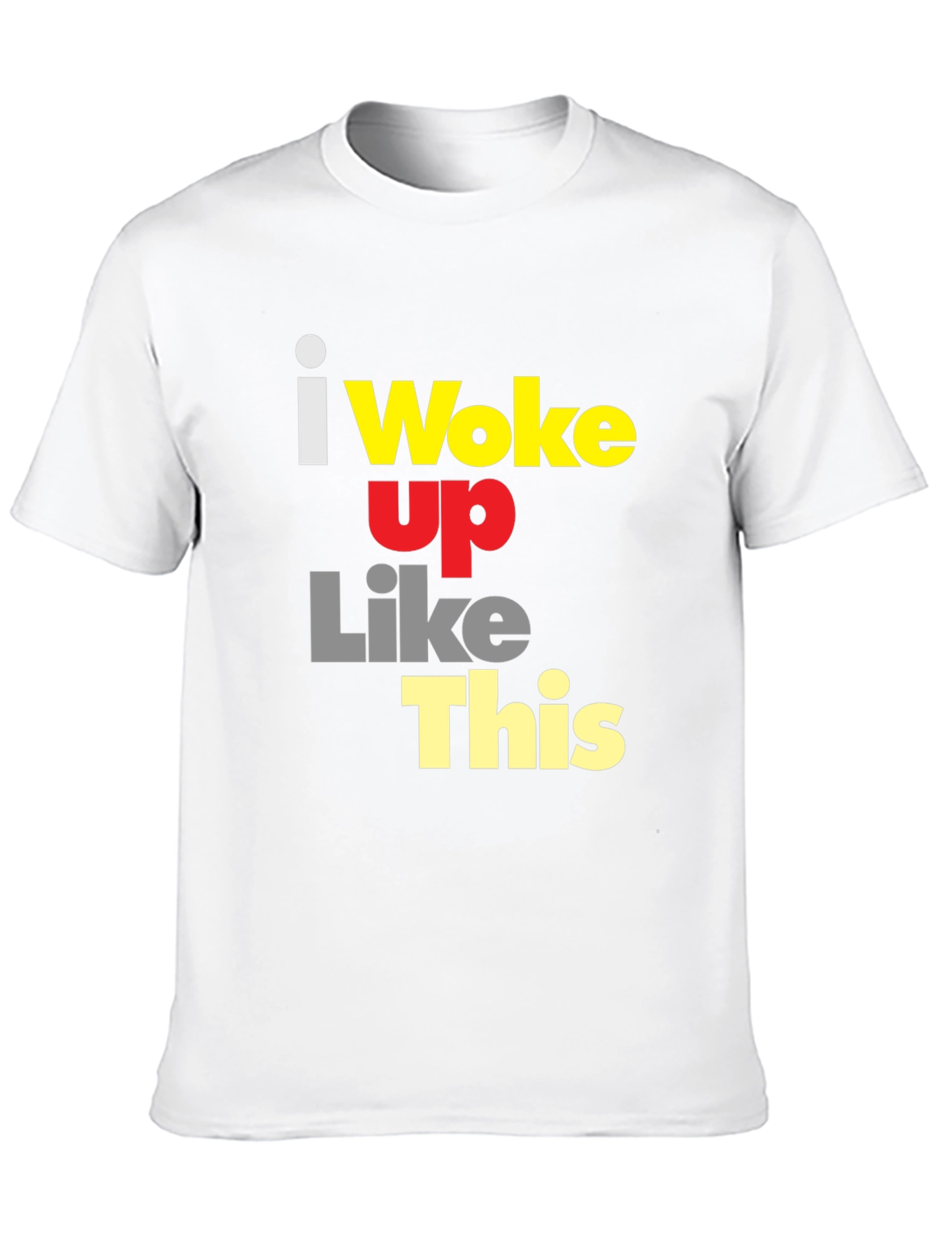 Black I Woke Up Like This Graphic Tee - Black view 10