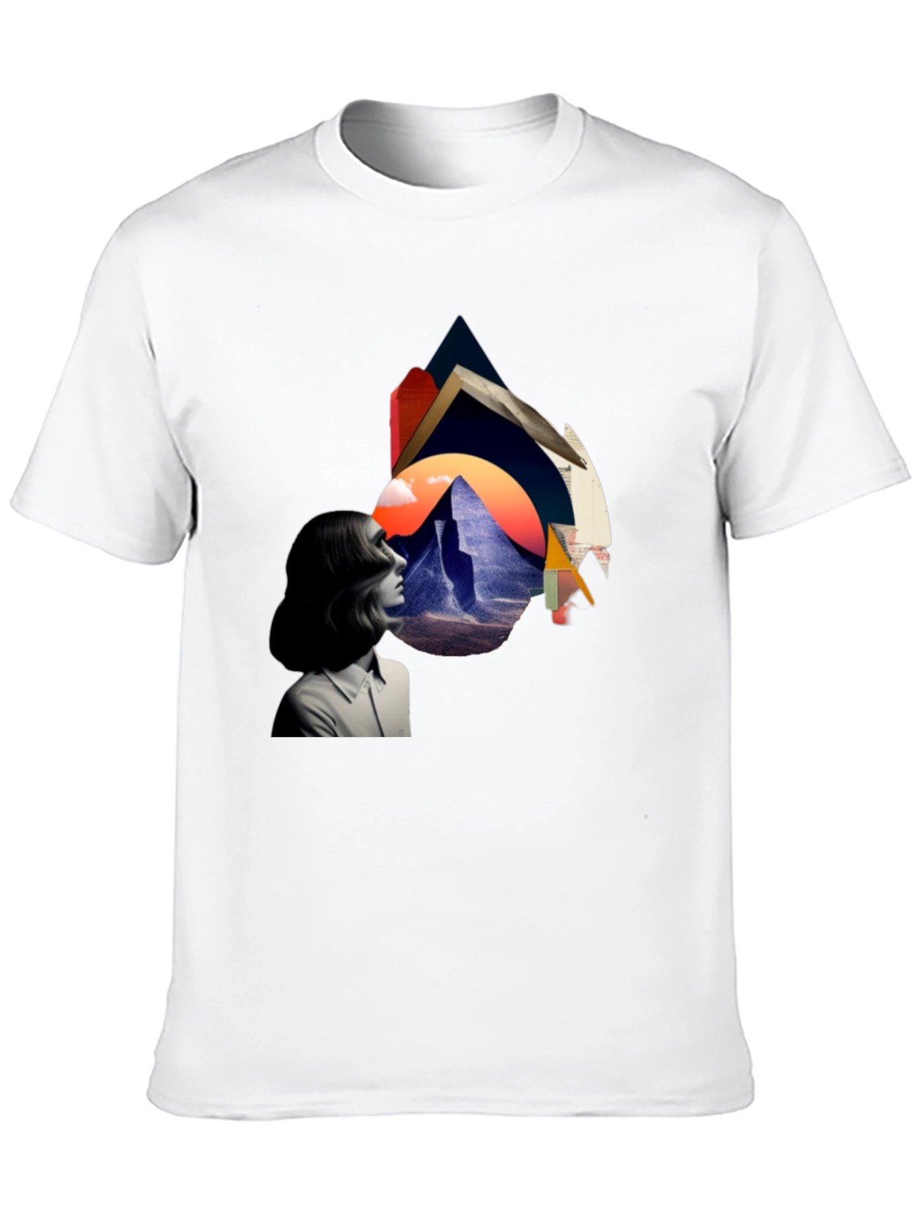 Black Abstract Art Black T-Shirt view 10