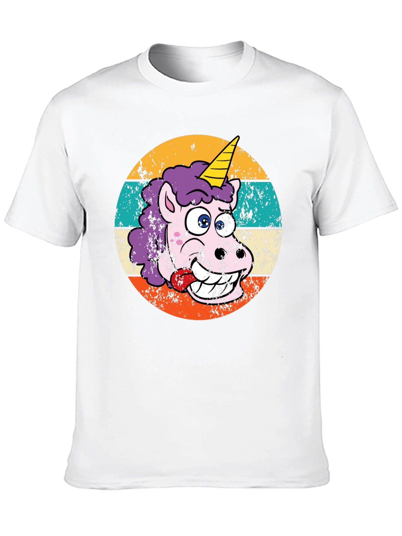 Black Funny Unicorn T-Shirt view 10