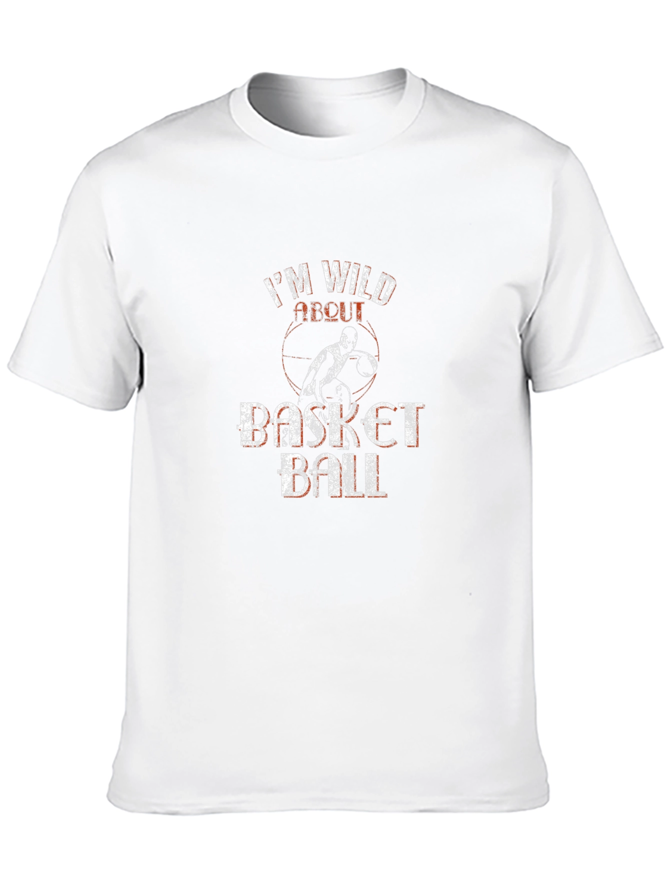 Black I'm Wild About Basketball Graphic Tee view 10