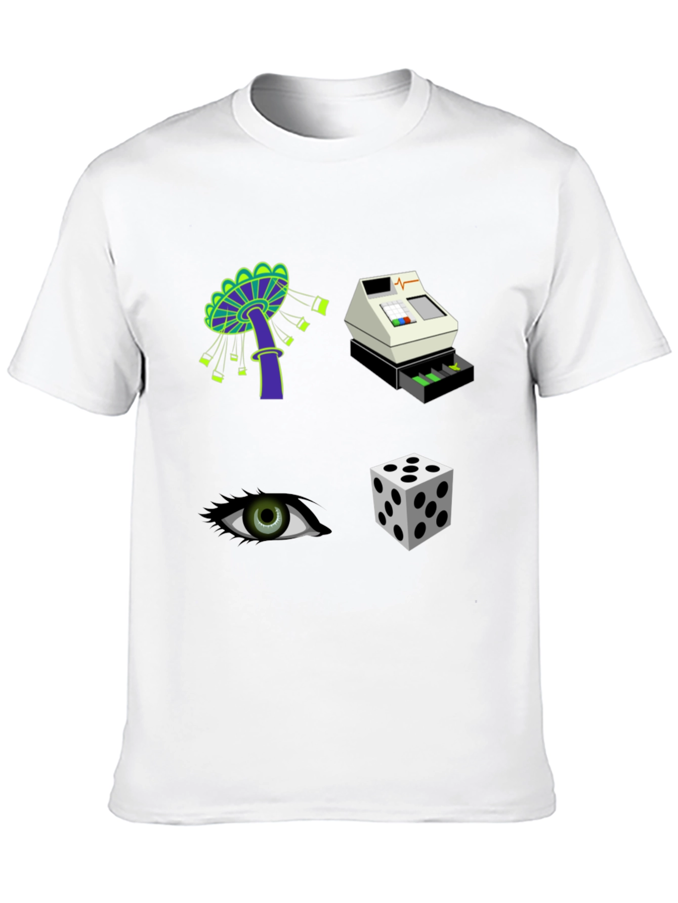 Black Novelty Graphic Print T-Shirt view 10