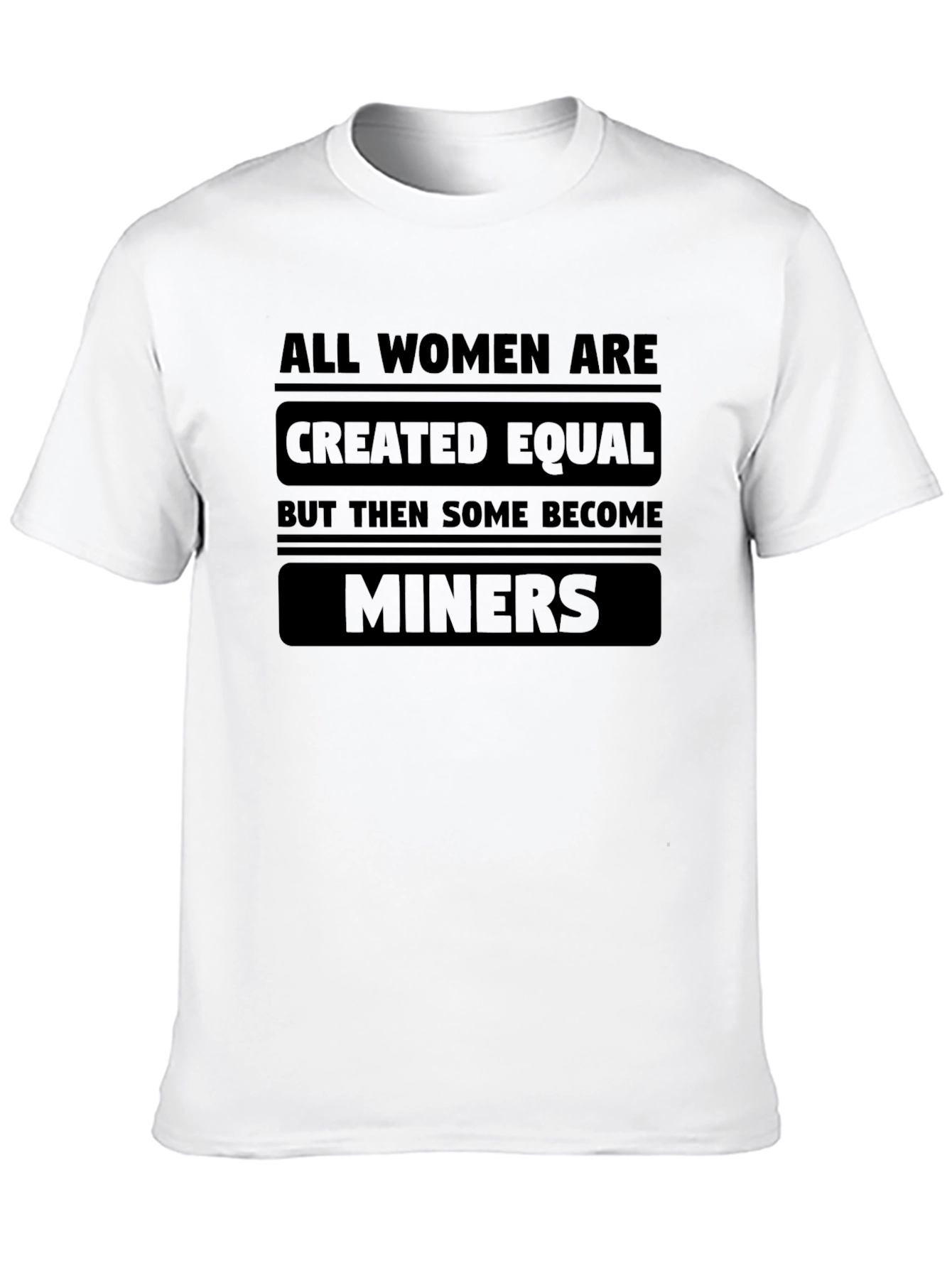 Black Women Miners Graphic T-Shirt - Equality Statement view 10