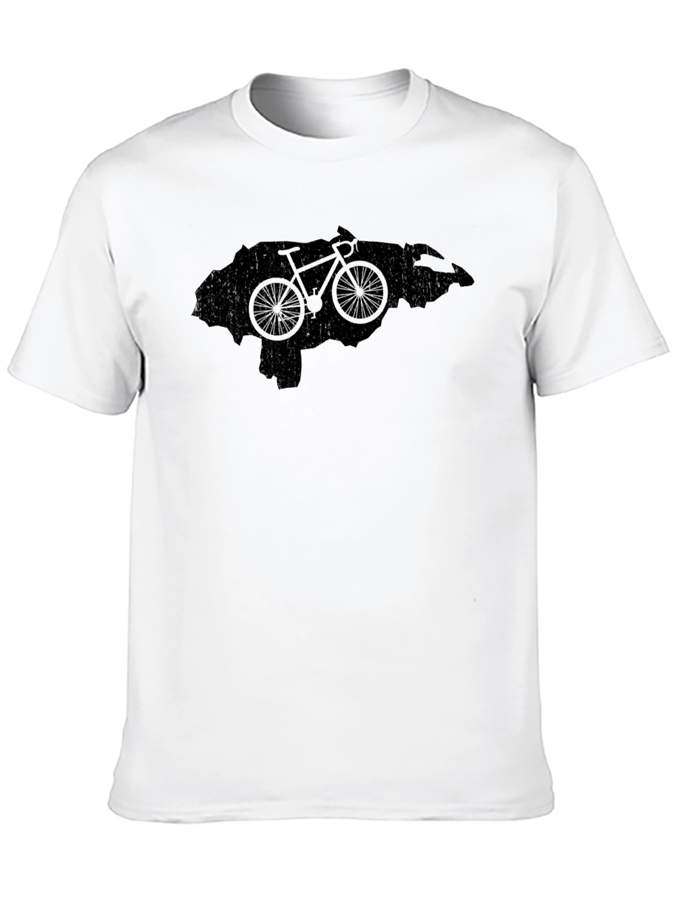 Black Honduras Bike Graphic T-Shirt view 10