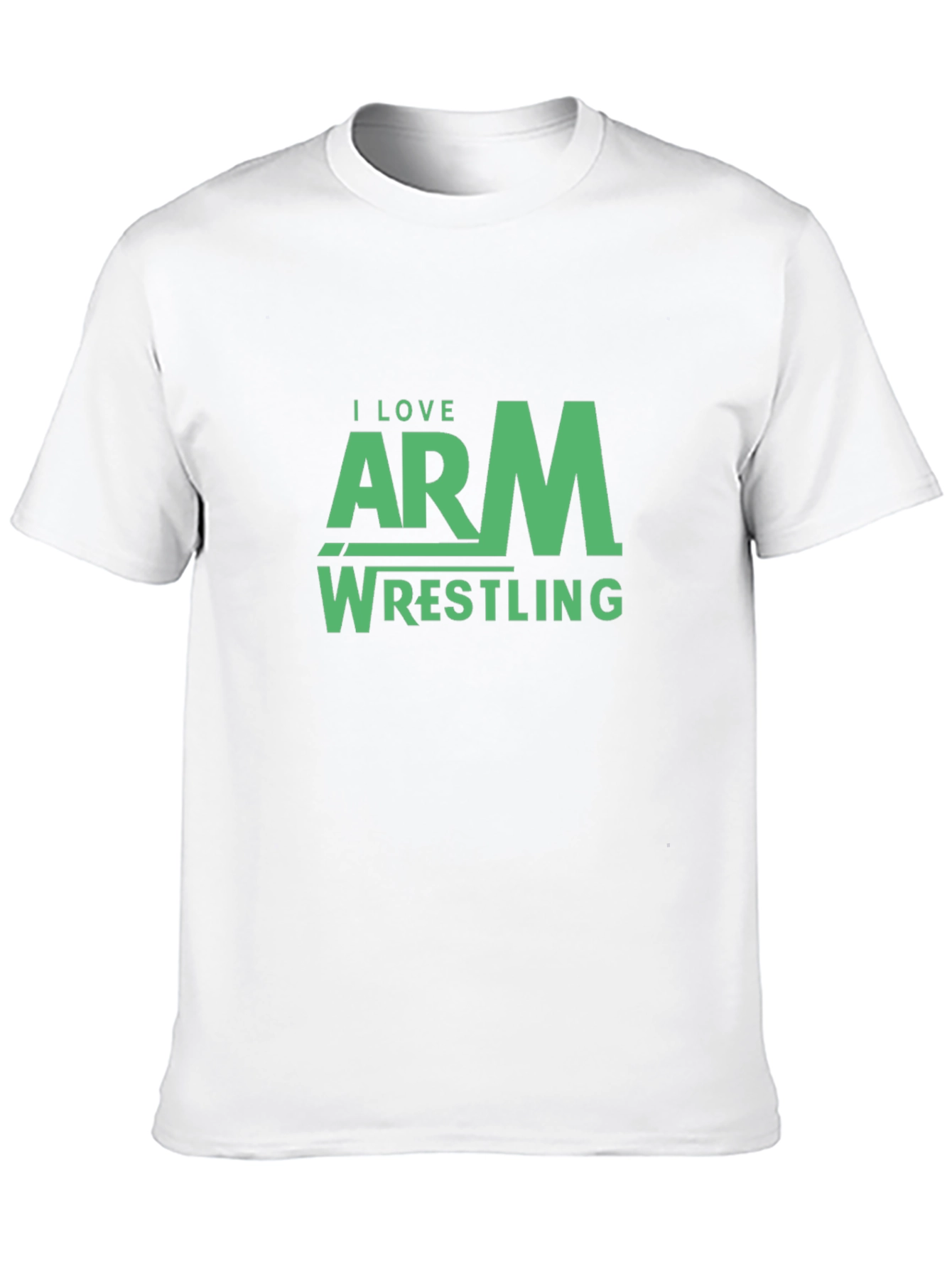 Black I Love Arm Wrestling T-Shirt view 10