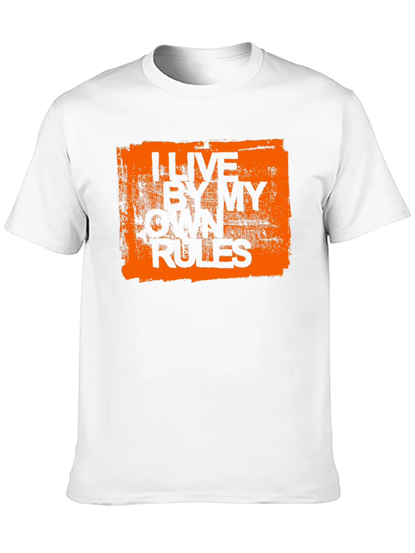 Black I Live By My Own Rules Graphic Tee - Black view 10