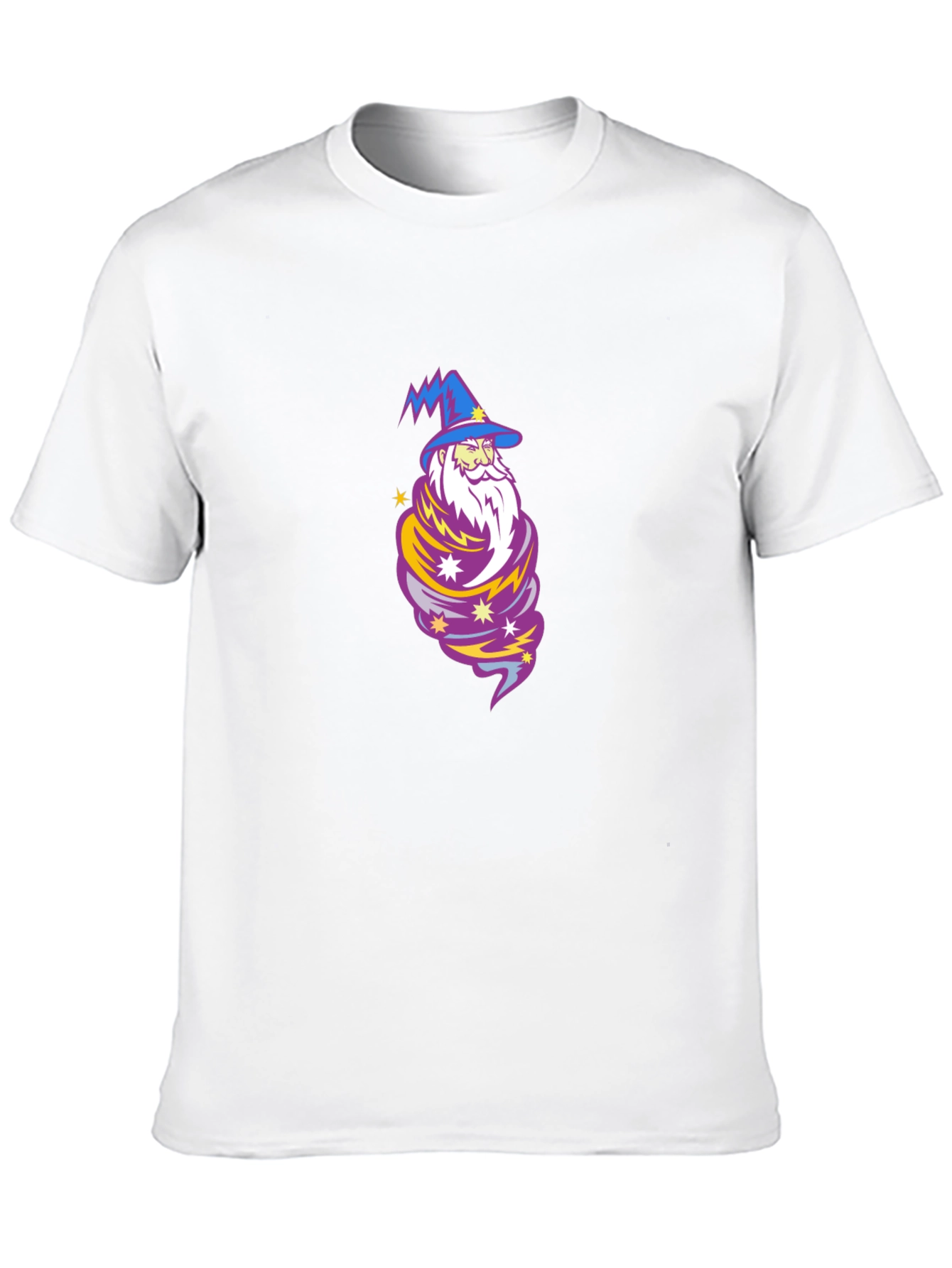 Black Wizard Tornado Graphic T-Shirt view 10