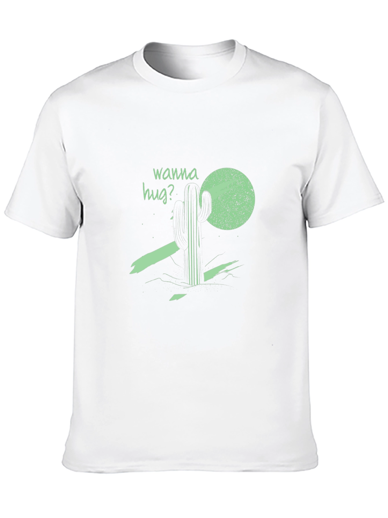 Black Wanna Hug Cactus Graphic Tee view 10