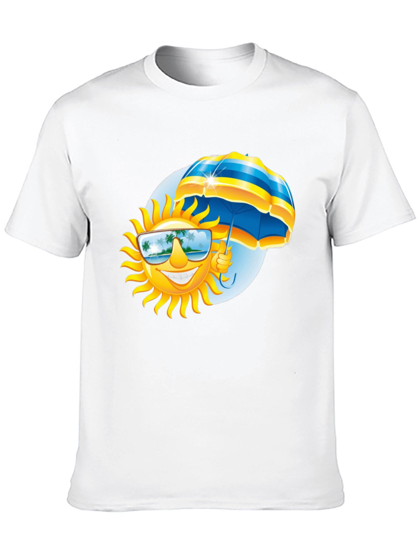 Black Summer Sun & Shade Graphic Tee - Black view 10