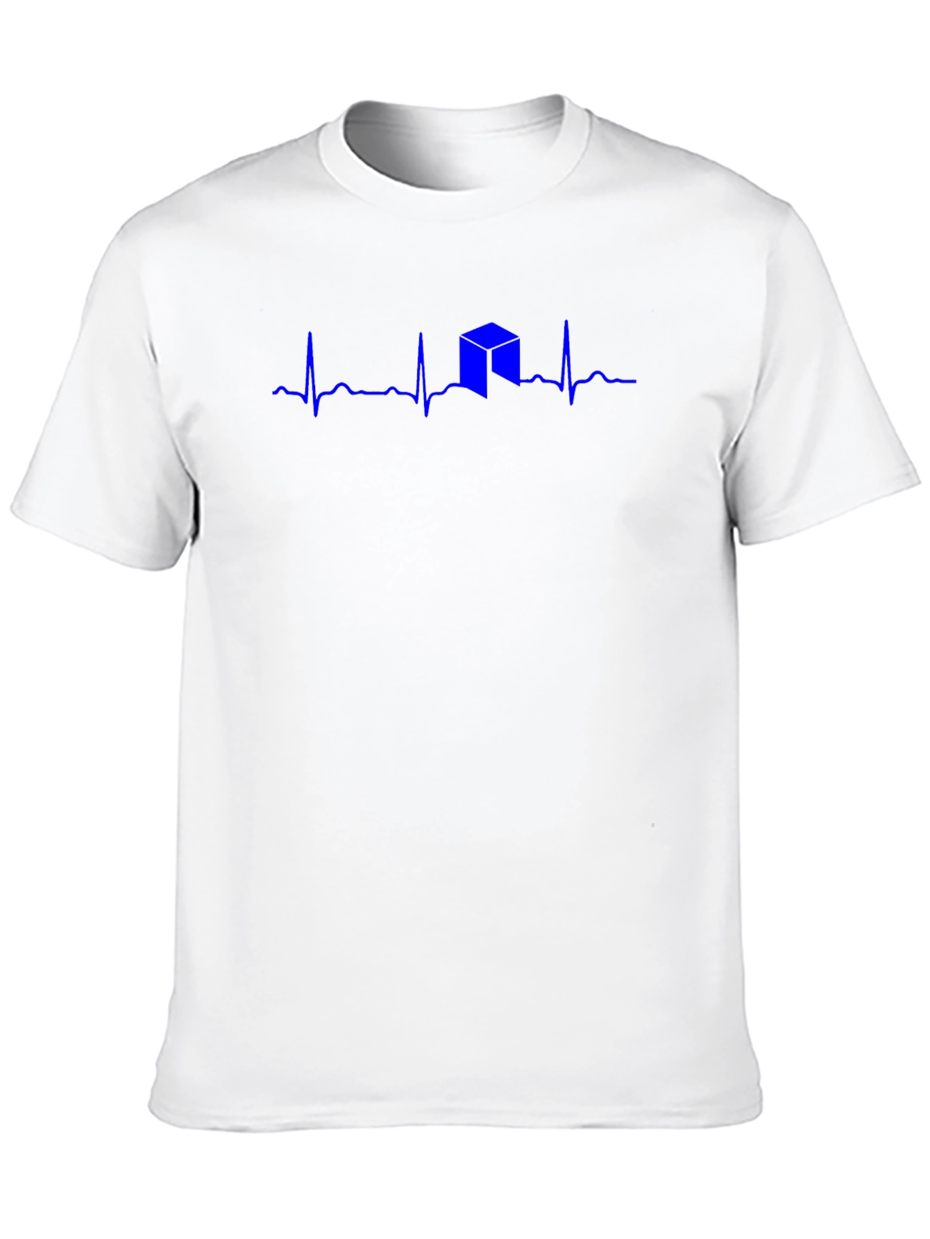 Black Heartbeat Cube Graphic Tee - Black view 10