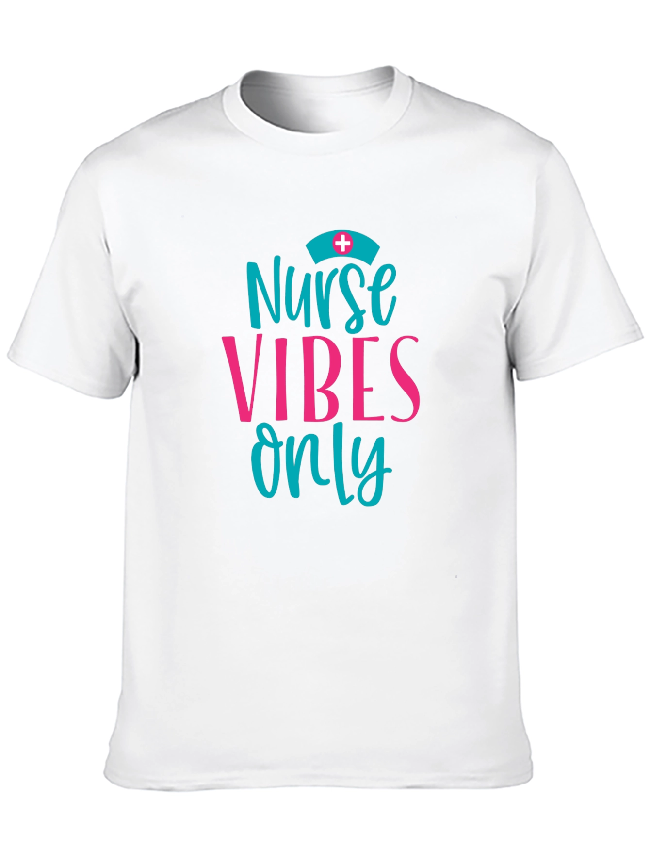 Black Nurse Vibes Only Graphic Tee - Black view 10