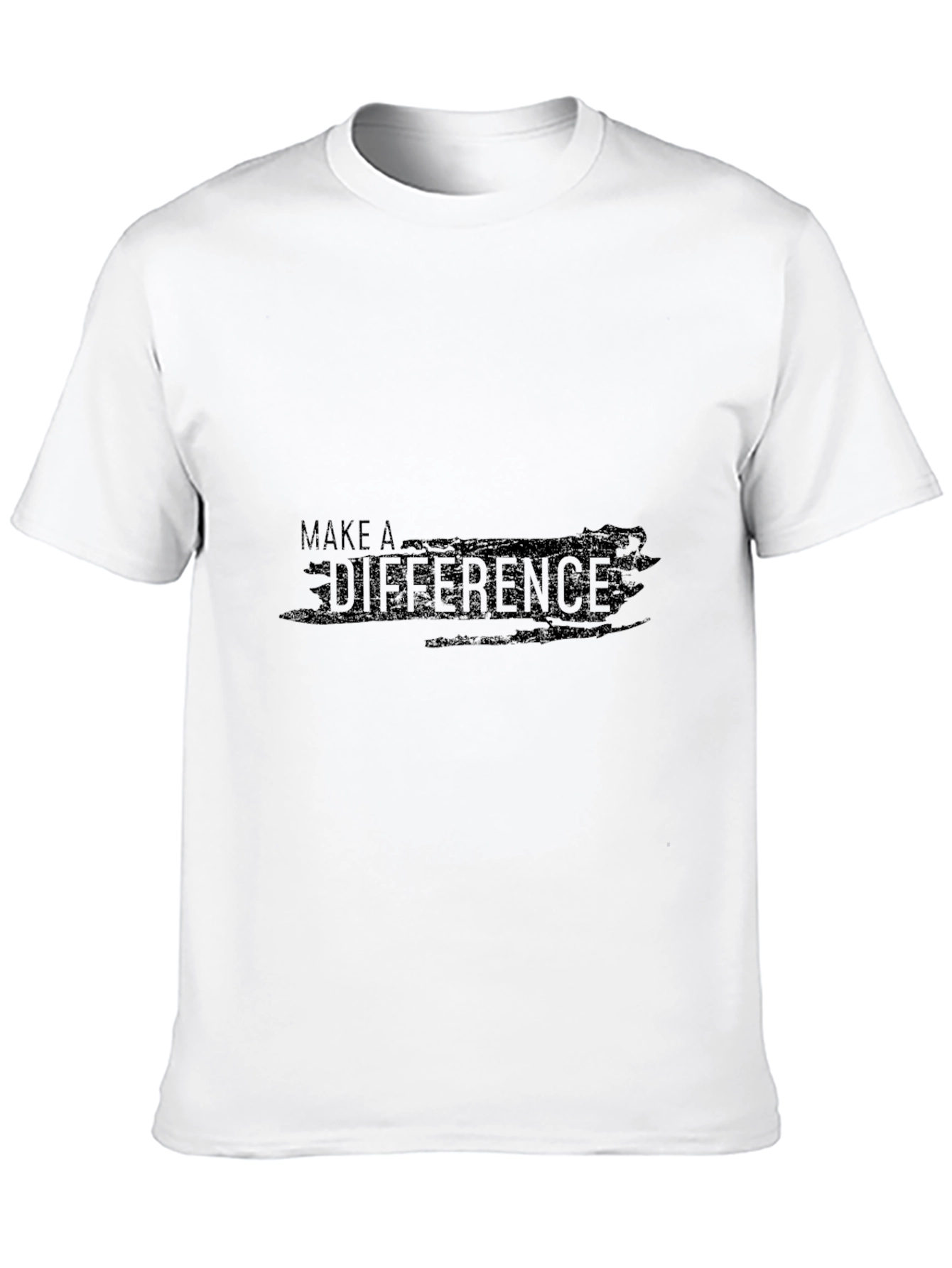 Black Make A Difference Black Graphic Tee view 10