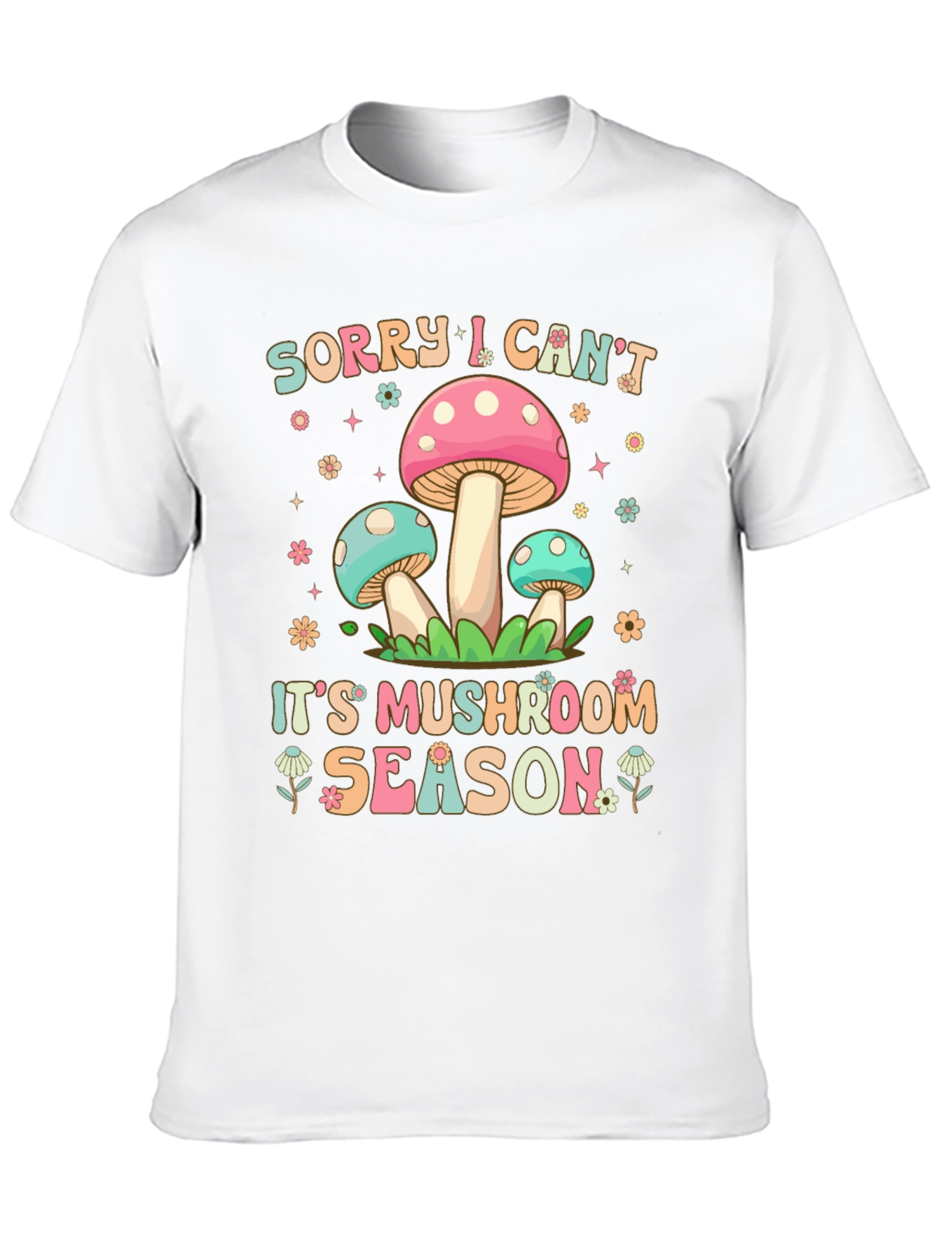 Black Mushroom Season Graphic Tee view 10