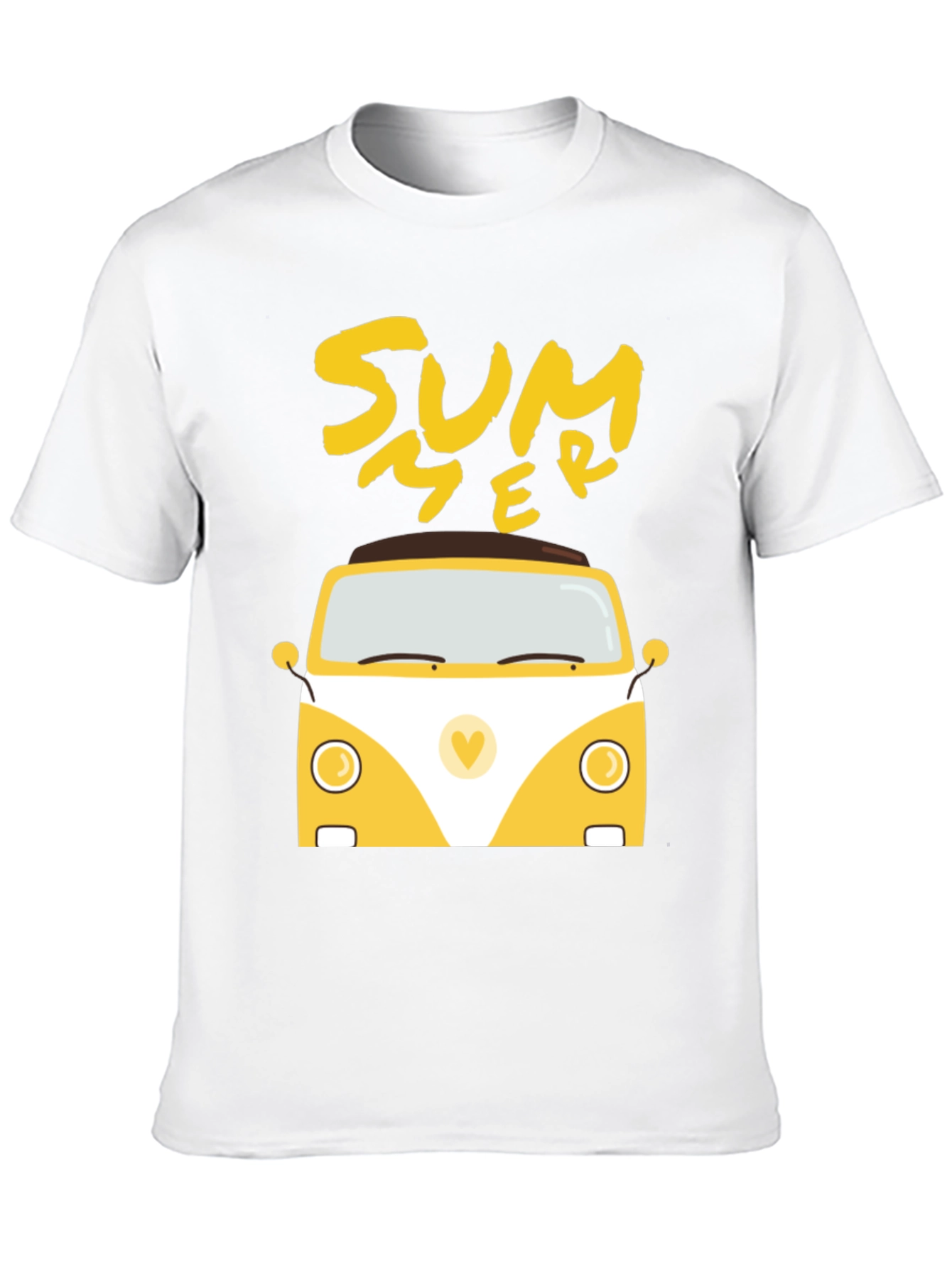 Black Summer Van Graphic Tee - Black view 10