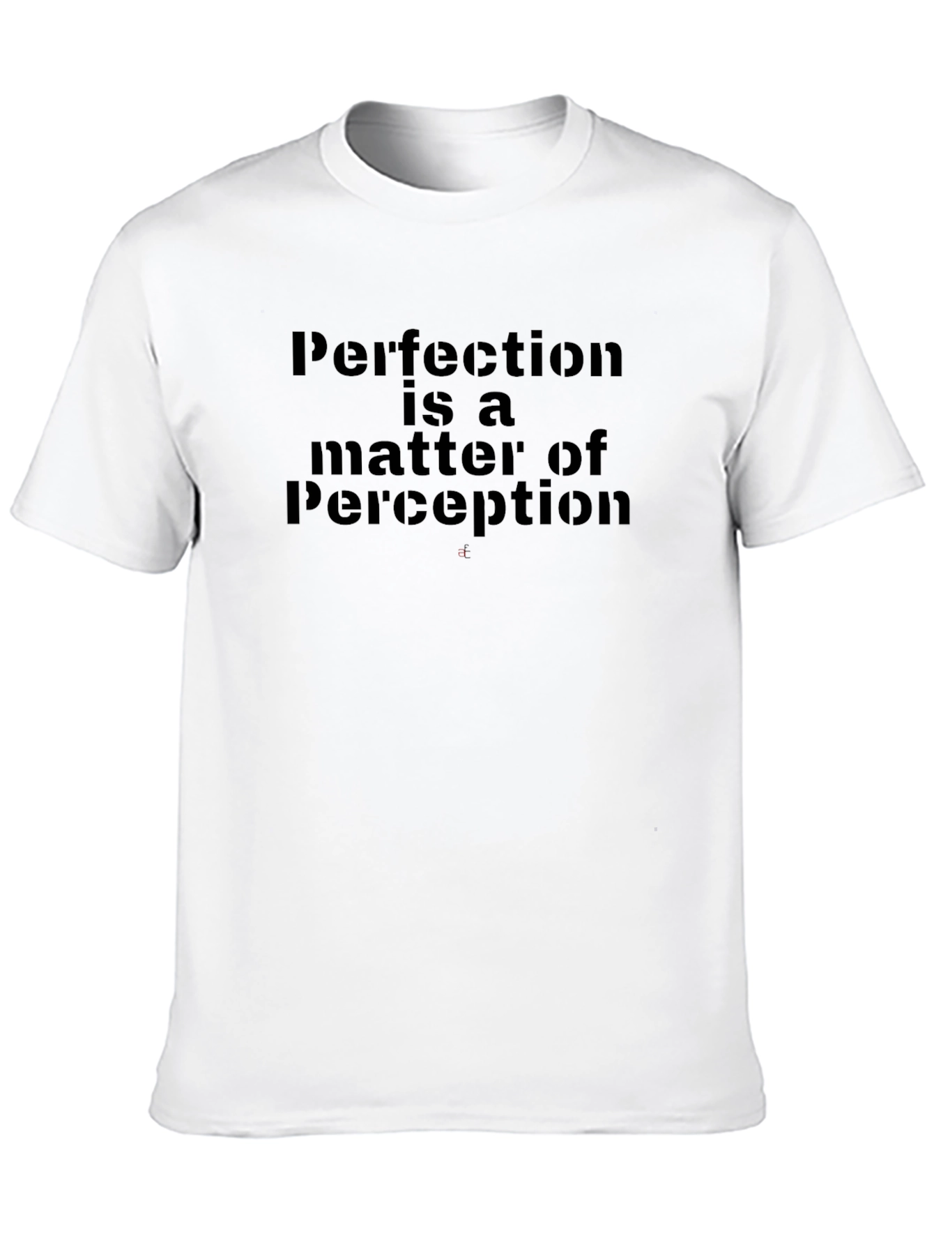 Black Perception T-Shirt - Matter of Perspective Tee view 10