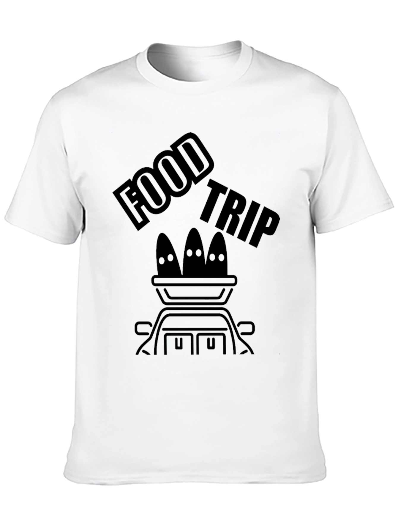 Black Food Trip Graphic T-Shirt view 10