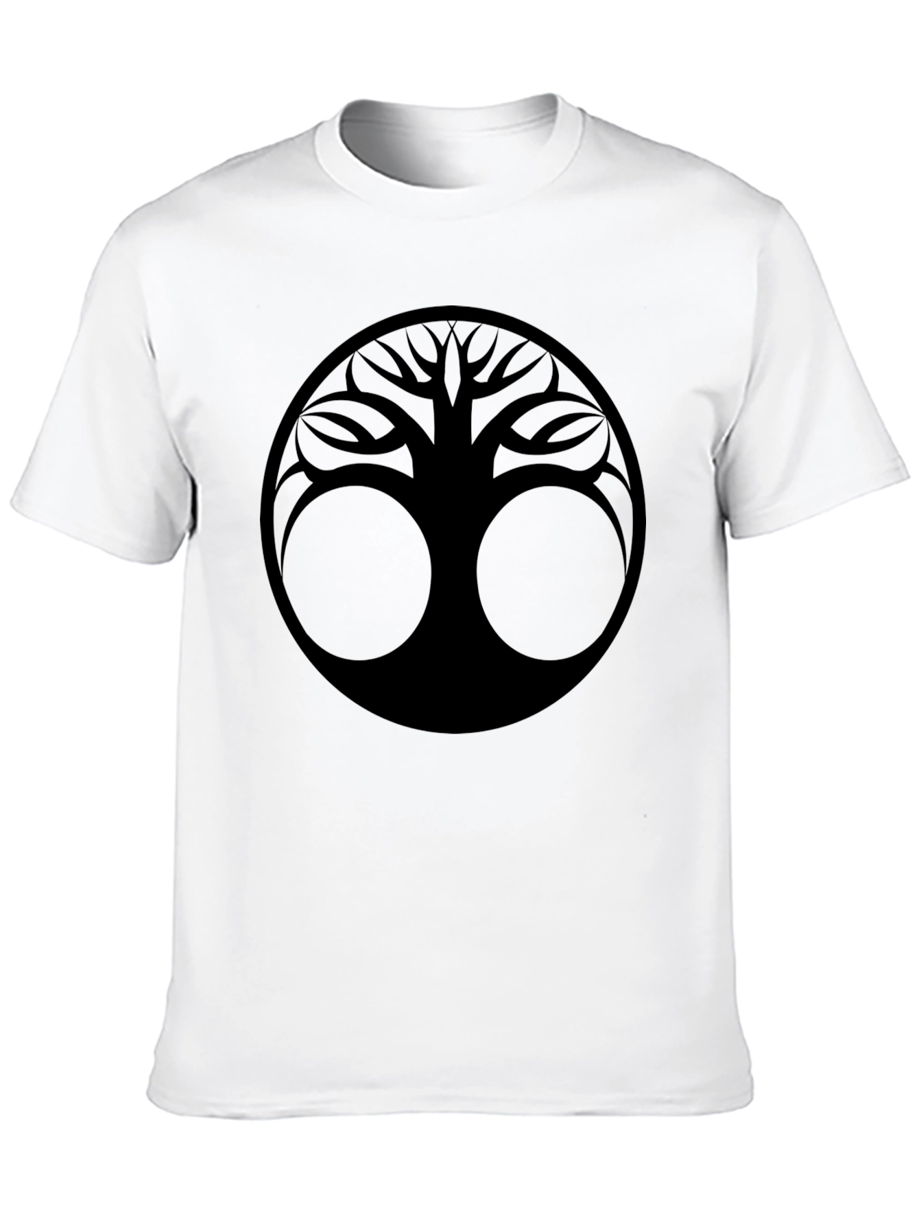 Black Black Tree of Life Graphic T-Shirt view 10