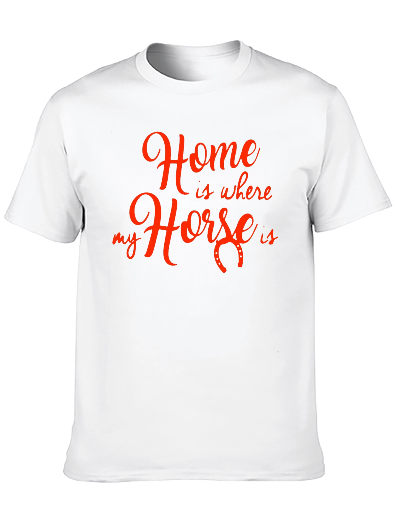 Black Home is Where My Horse is T-Shirt view 10