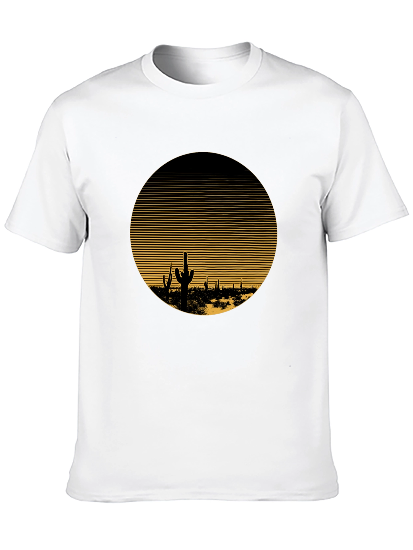 Black Desert Horizon Graphic Tee - Retro Style view 10