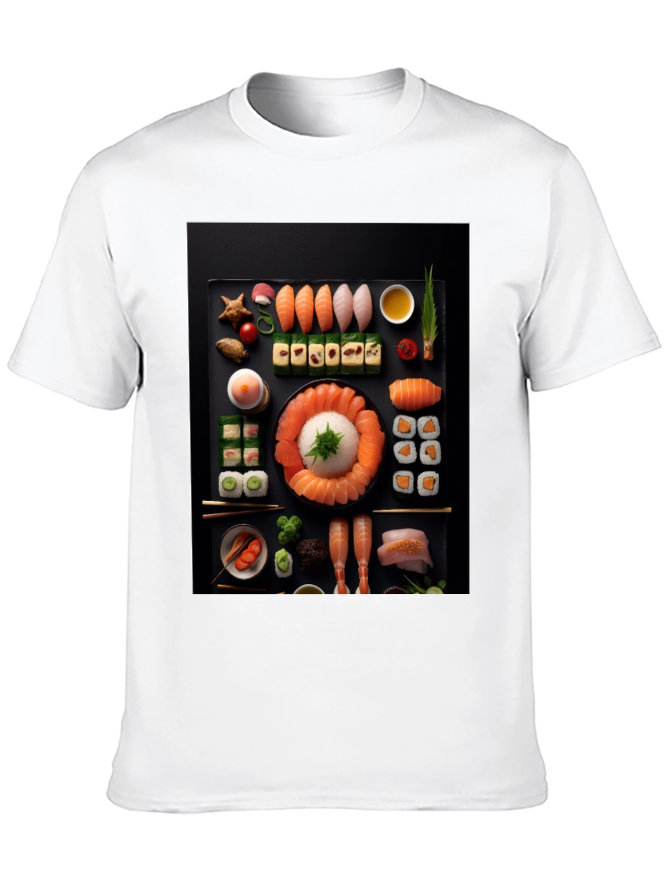 Black Sushi Graphic Tee - Foodie Fashion view 10