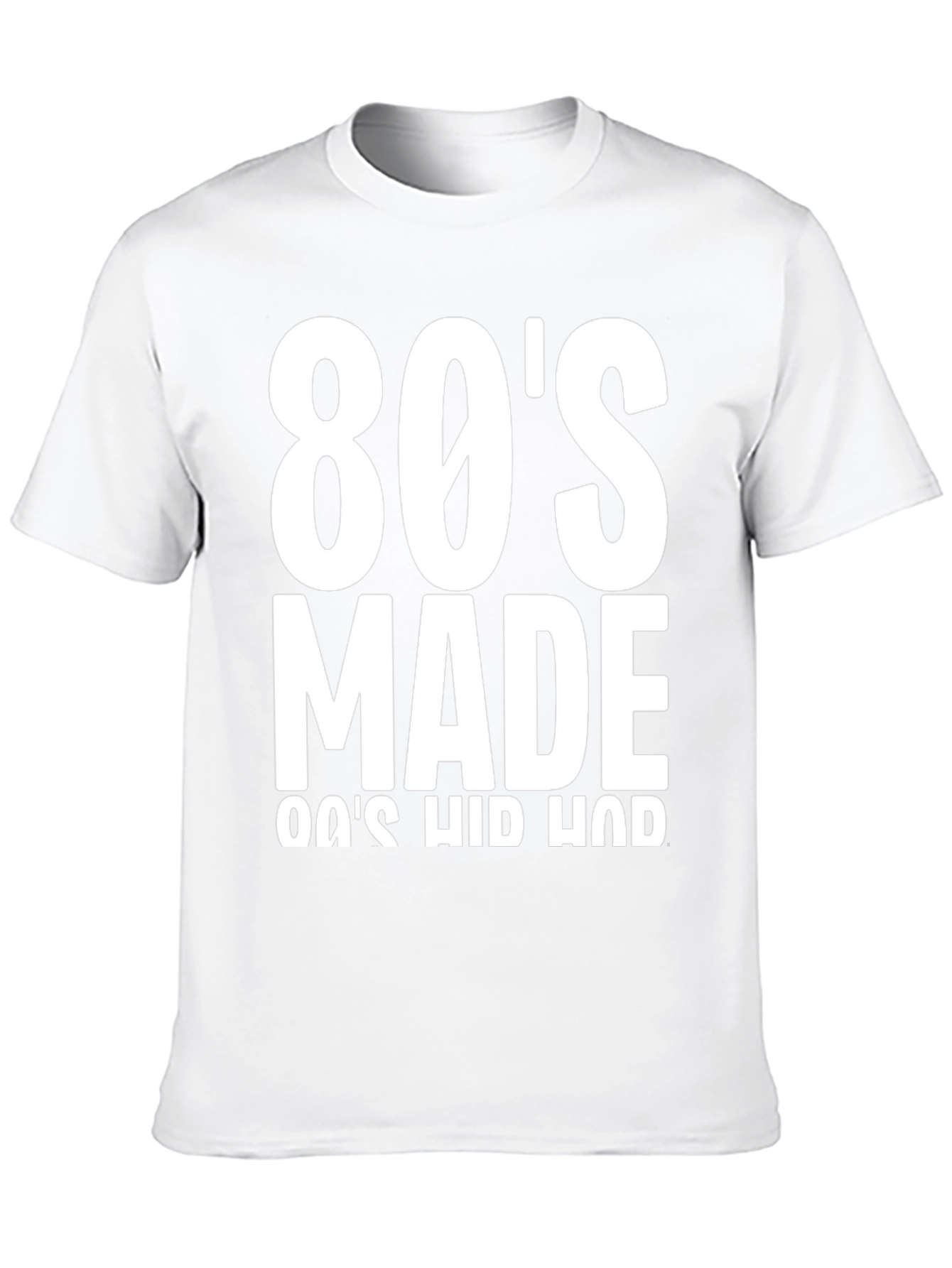 Black 80's Made 80's Hip Hop T-Shirt view 10