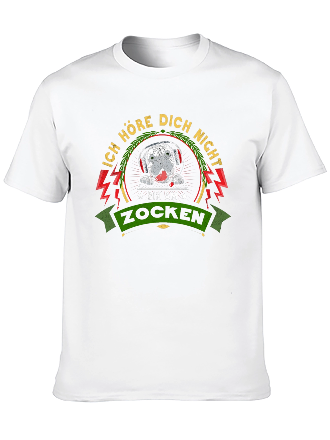 Black Ich Hore Dich Nicht T-Shirt view 10