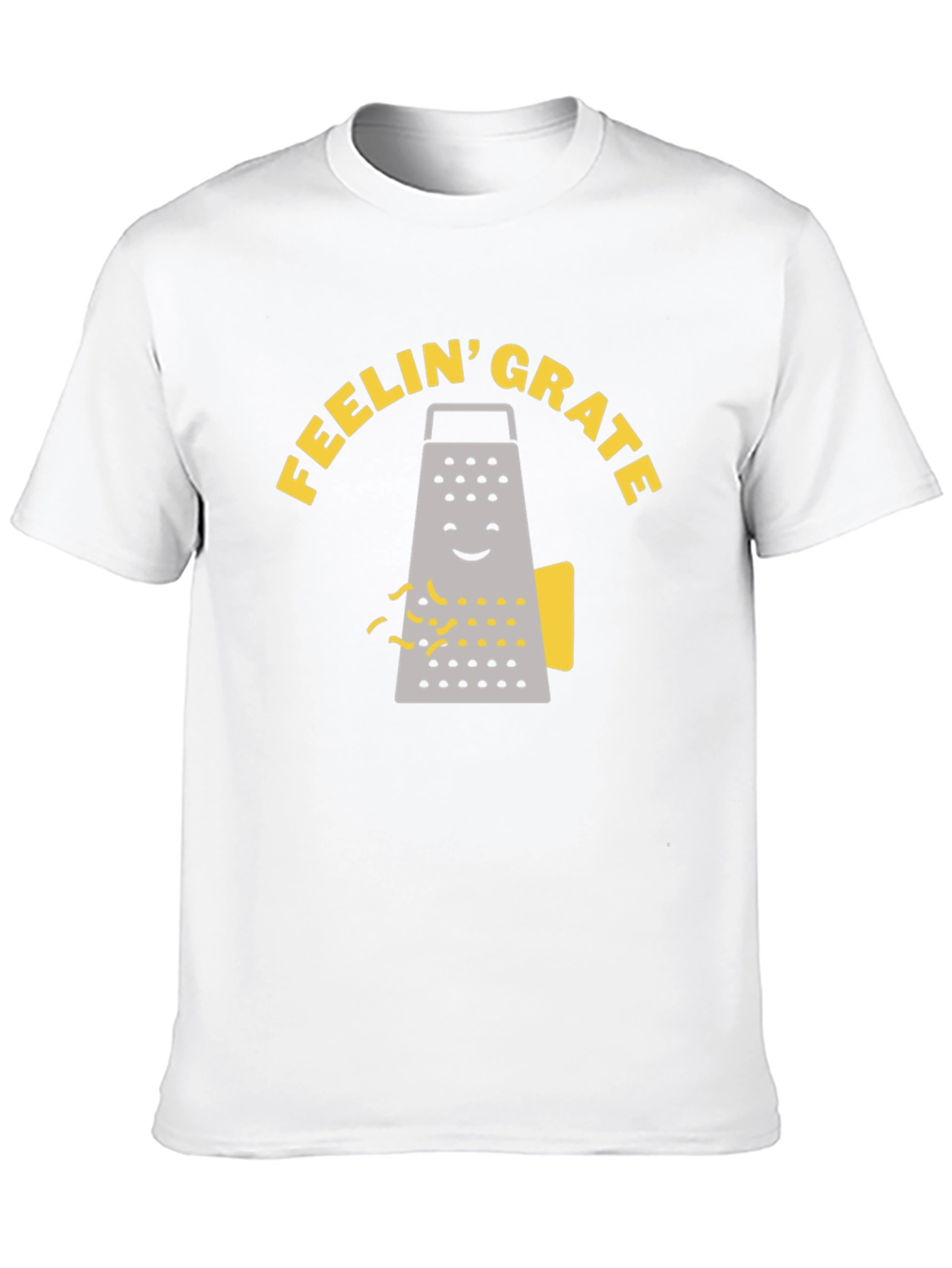 Black Feelin' Grate T-Shirt - Funny Grater Graphic Tee view 10