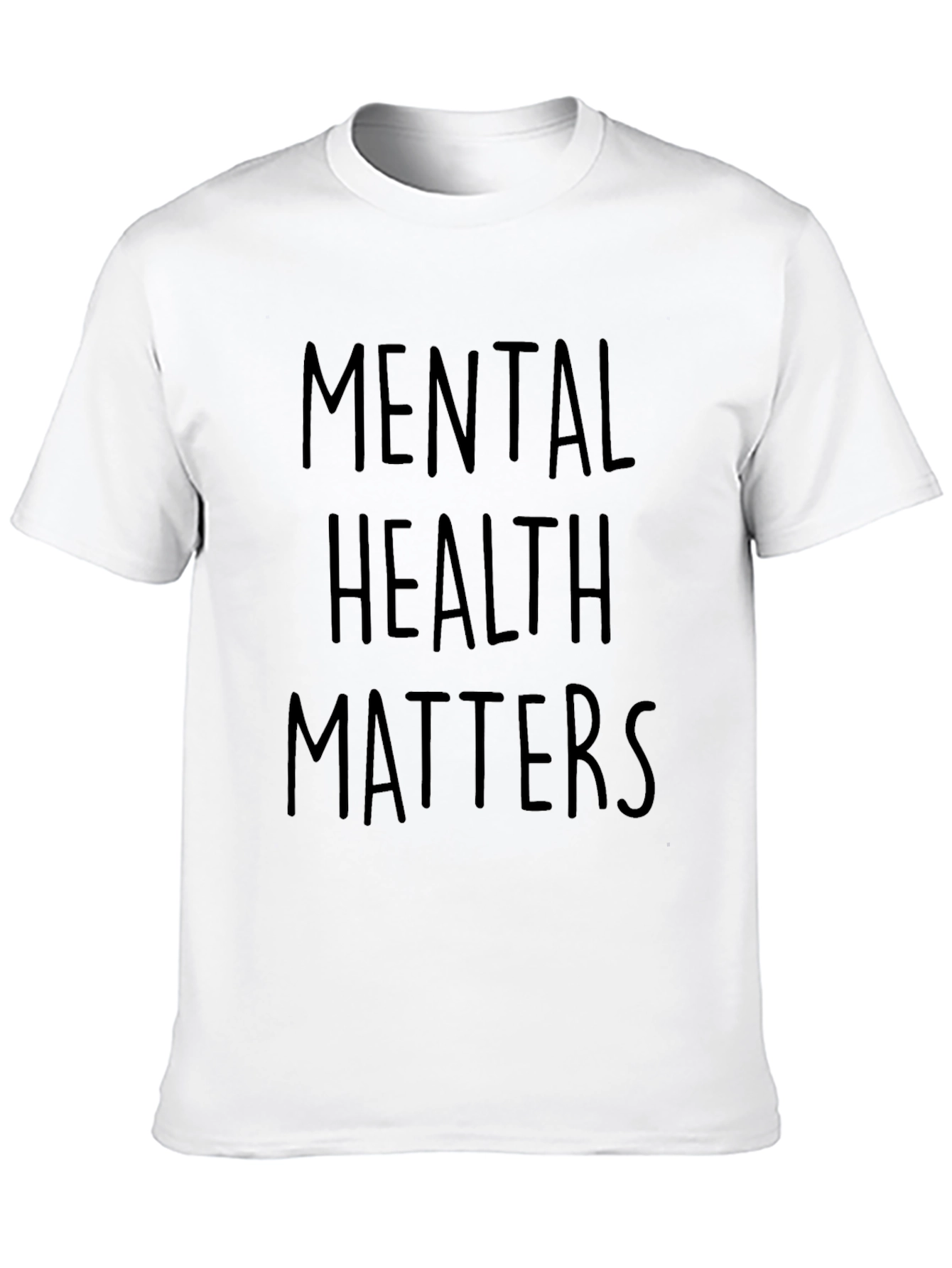 Black Mental Health Matters Black T-Shirt view 10