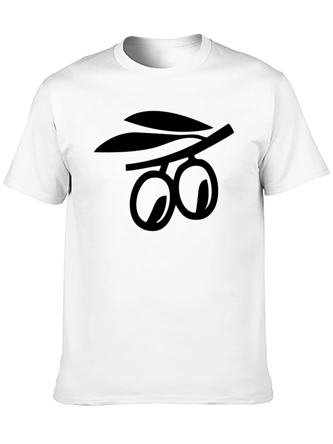 Black Olive Branch Graphic Black T-Shirt view 10