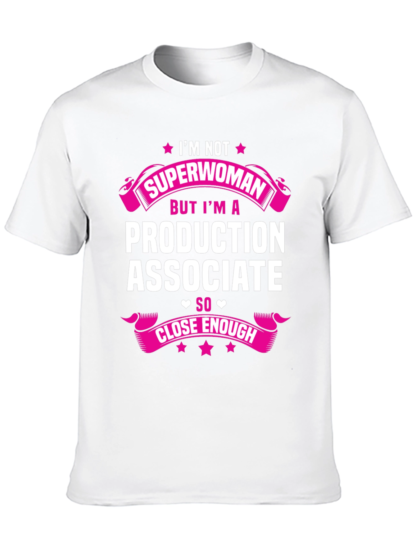 Black Production Associate T-Shirt - Superwoman Close Enough Tee view 10