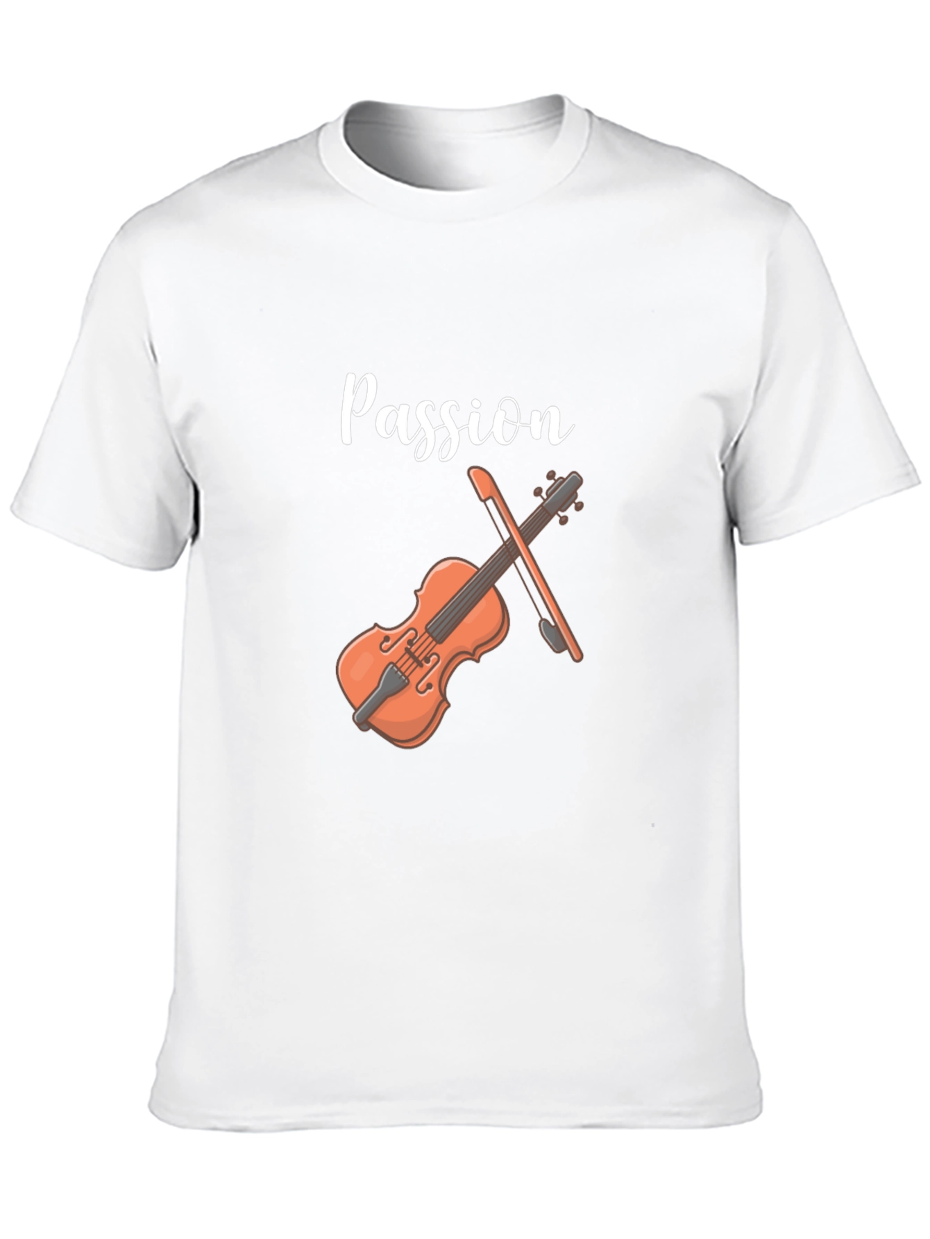 Black Passion Violin Graphic Tee view 10