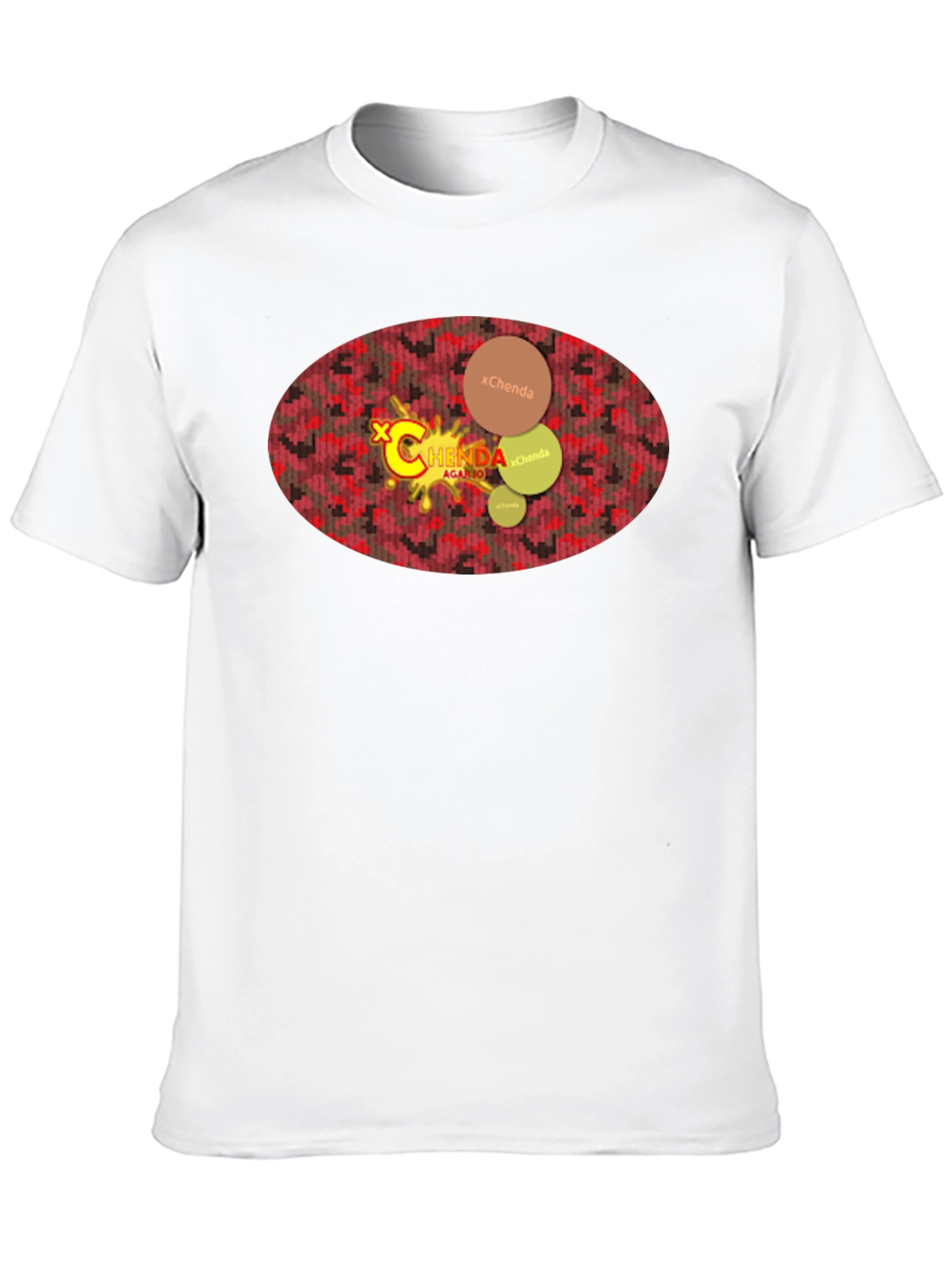 Black Unique Graphic Tee - Abstract Design - Black view 10