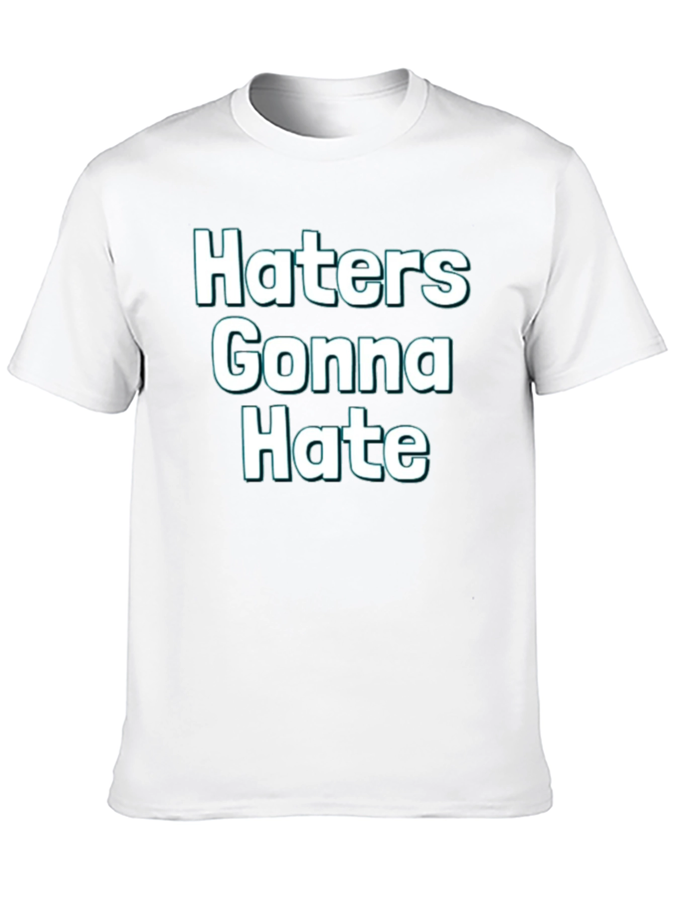 Black Haters Gonna Hate Graphic Tee view 10