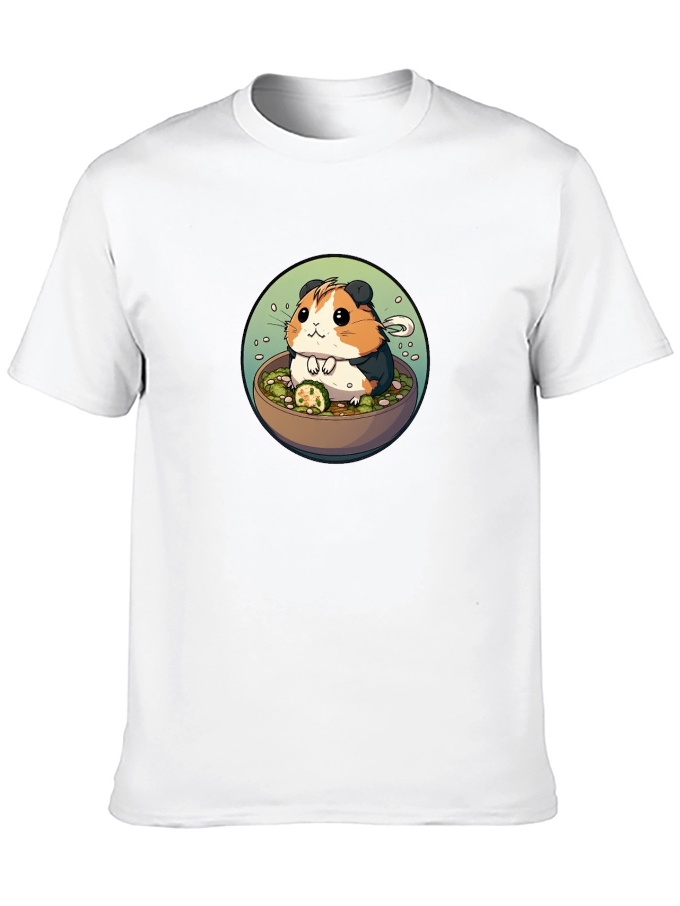 Black Guinea Pig Ramen Bowl T-Shirt view 10
