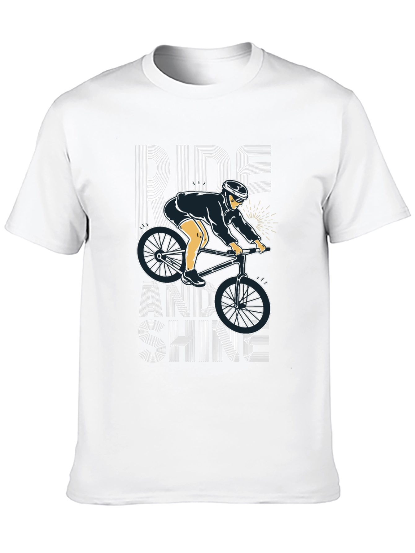 Black Ride and Shine Graphic Tee view 10
