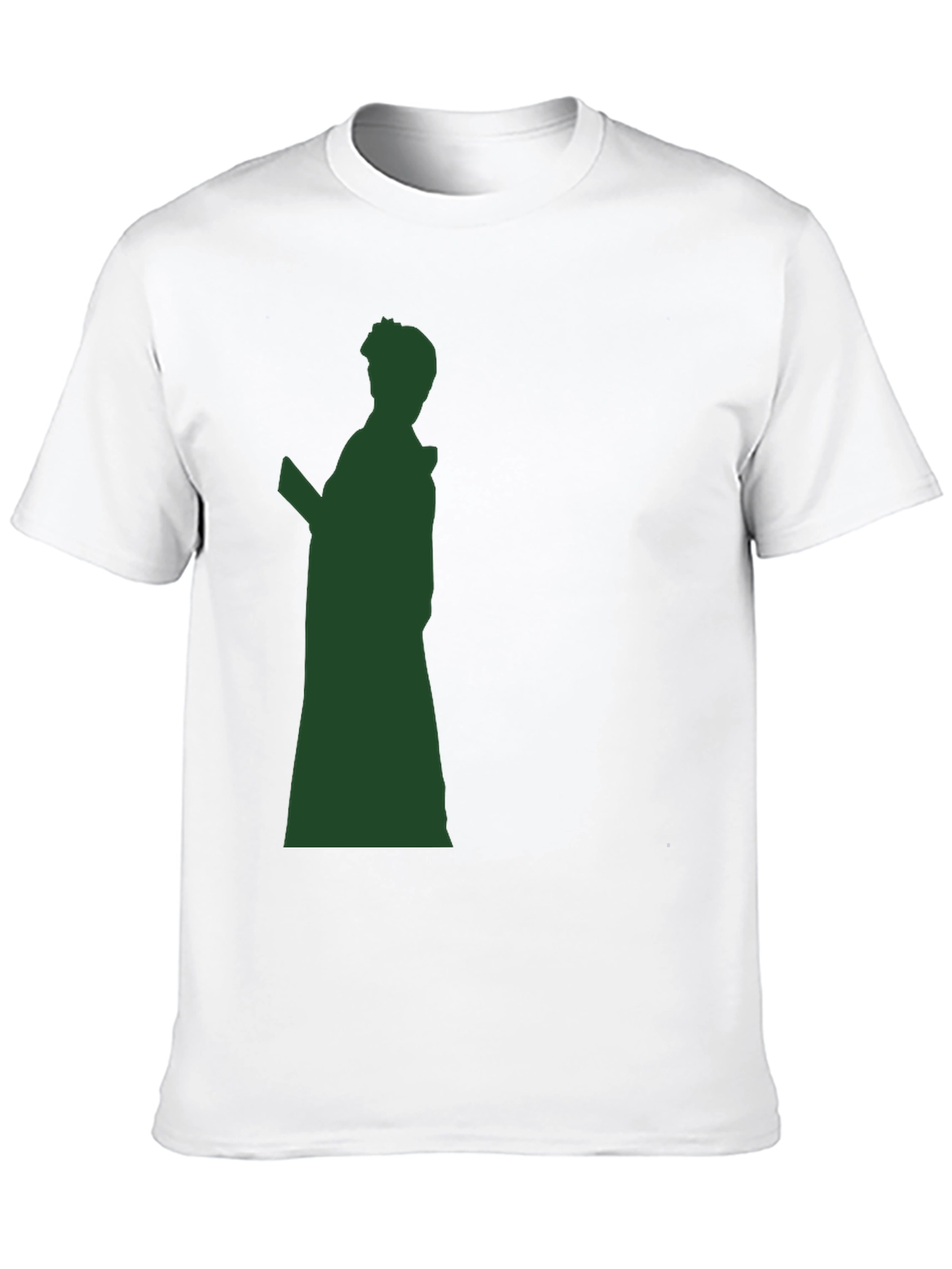 Black Silhouette Graphic Print T-Shirt view 10