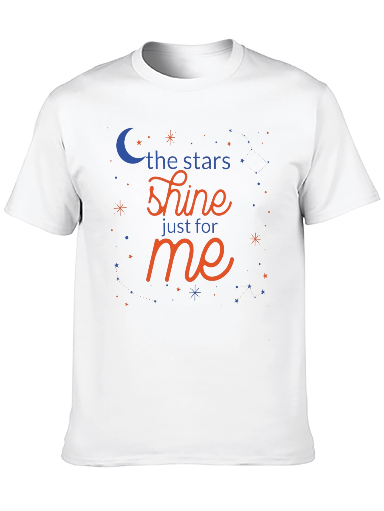 Black Stars Shine for Me Black T-Shirt view 10